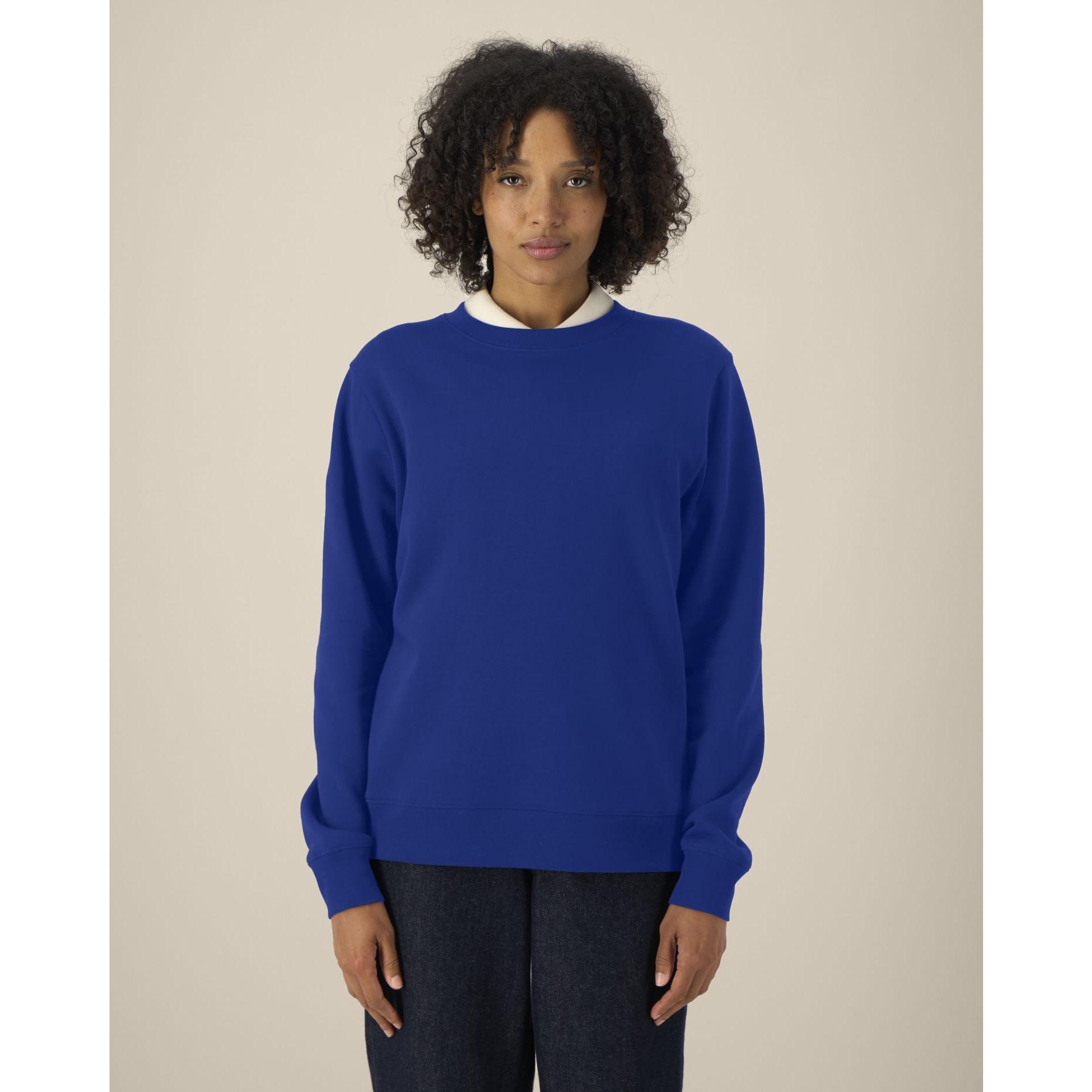 Hanorac la baza gâtului pentru femei Stella Thinker Worker Blue L