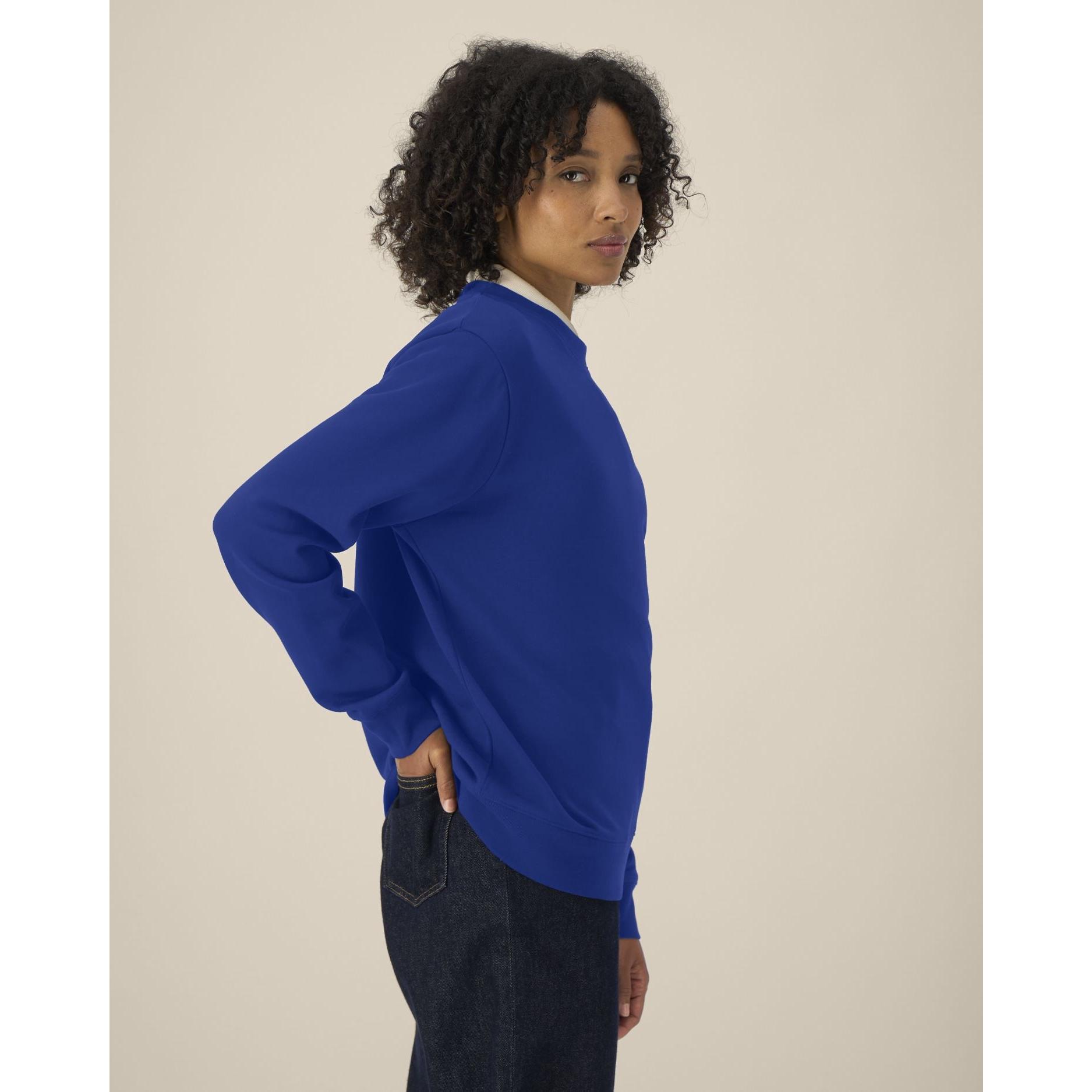Hanorac la baza gâtului pentru femei Stella Thinker Worker Blue L