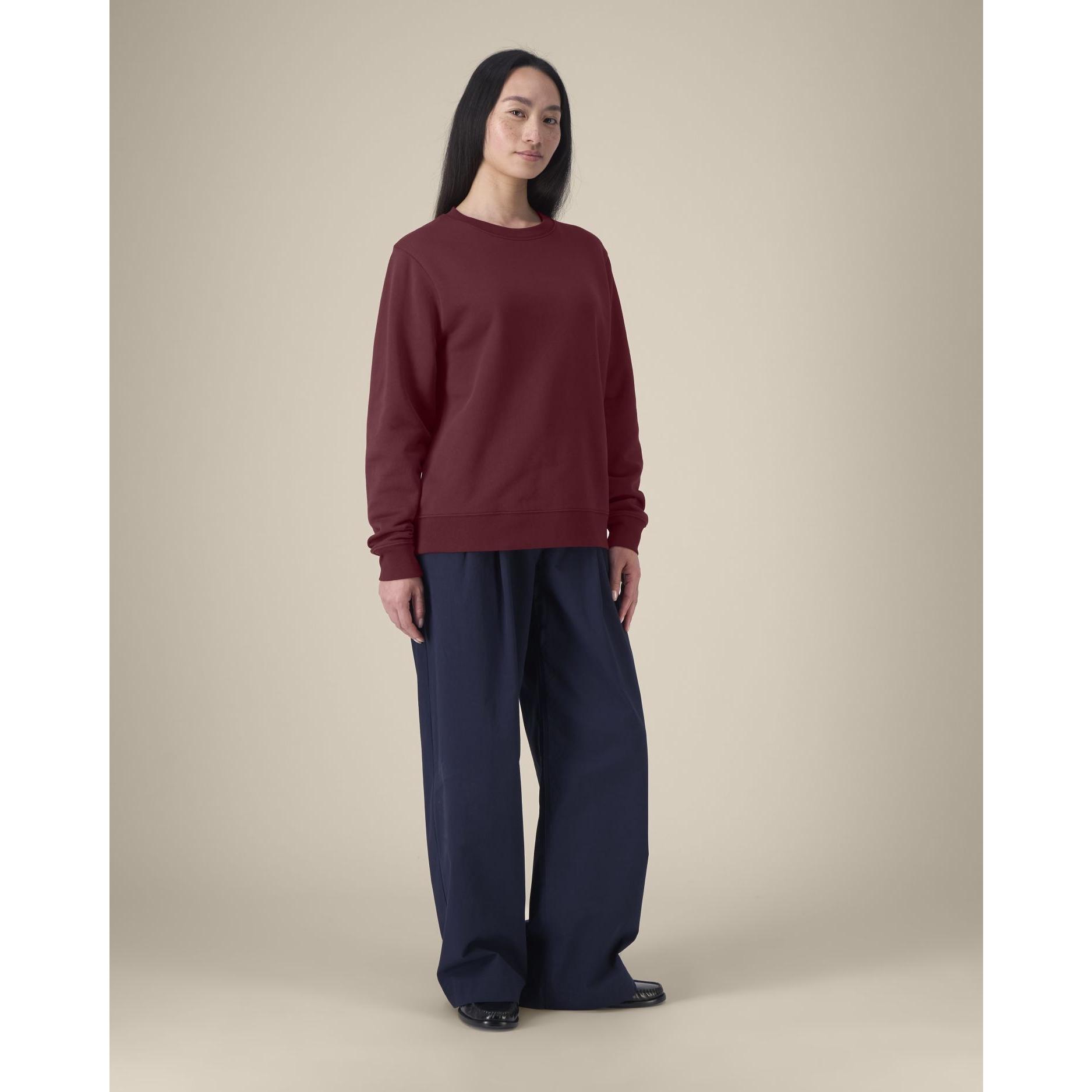 Hanorac la baza gâtului pentru femei Stella Thinker Burgundy L
