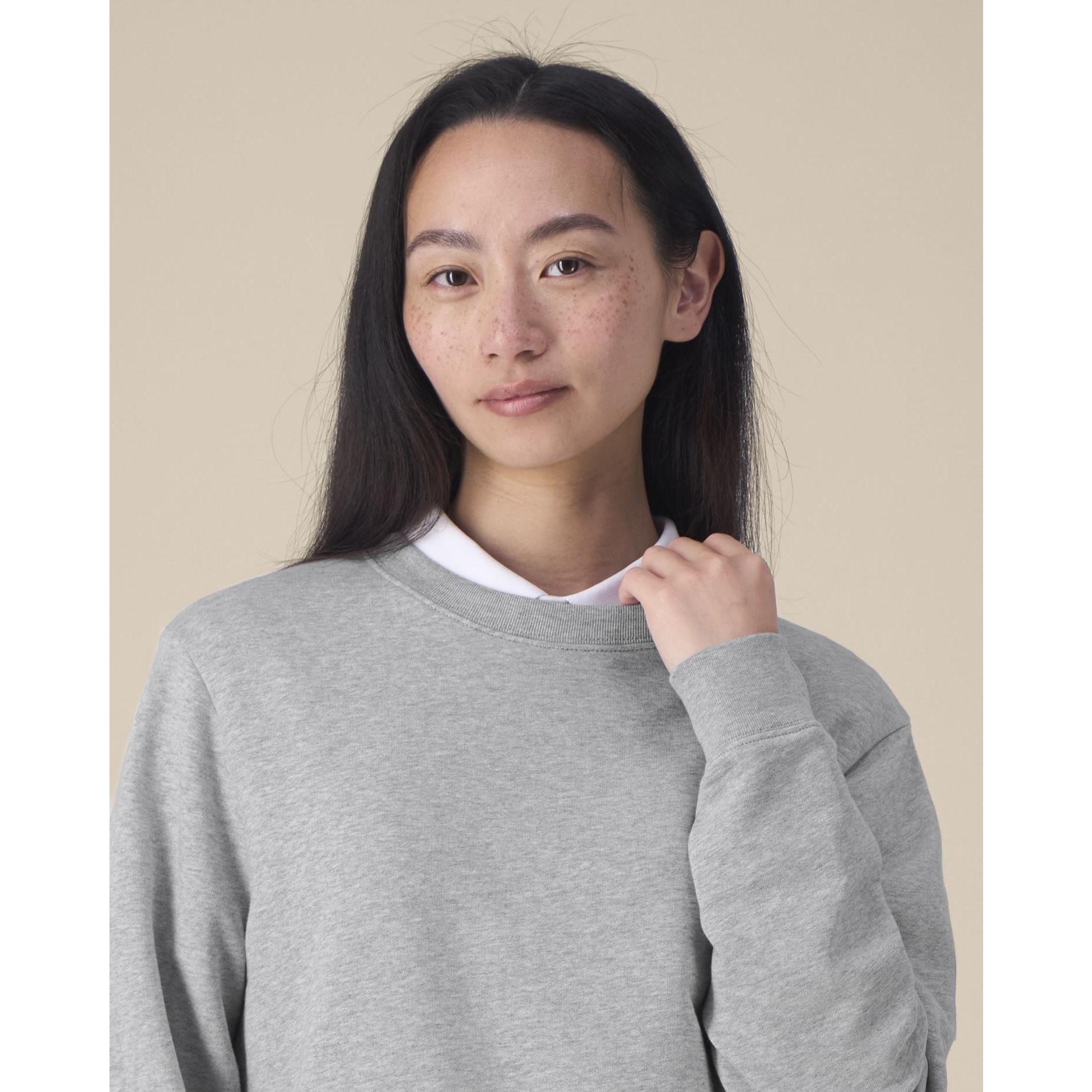 Hanorac la baza gâtului pentru femei Stella Thinker Heather Grey 3XL