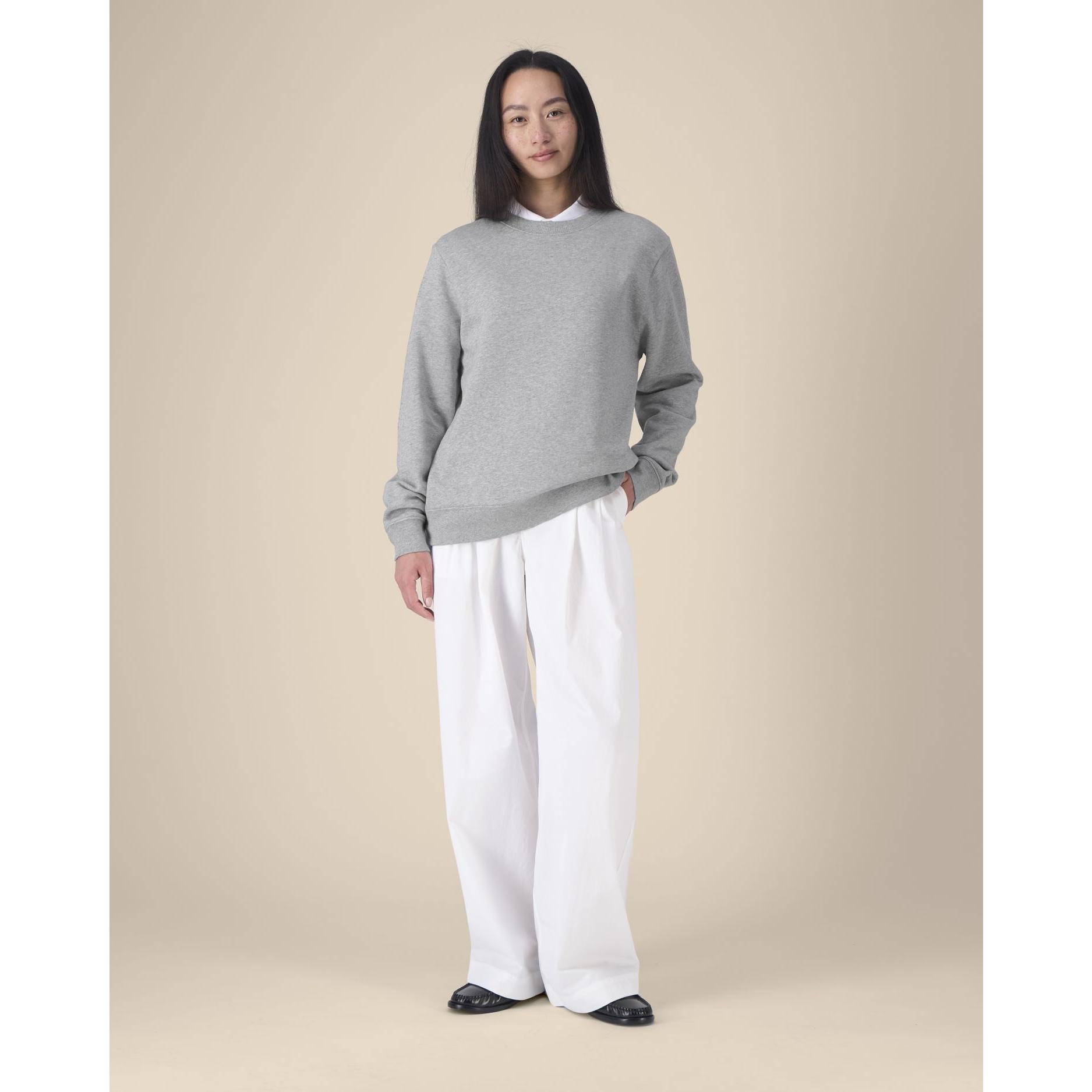 Hanorac la baza gâtului pentru femei Stella Thinker Heather Grey 3XL