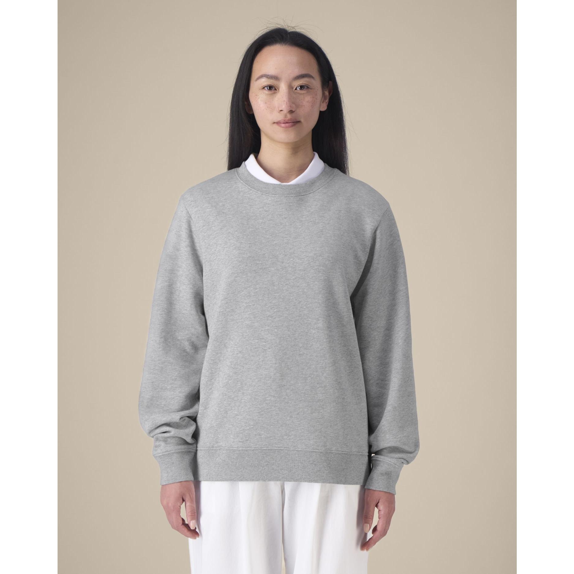 Hanorac la baza gâtului pentru femei Stella Thinker Heather Grey 3XL