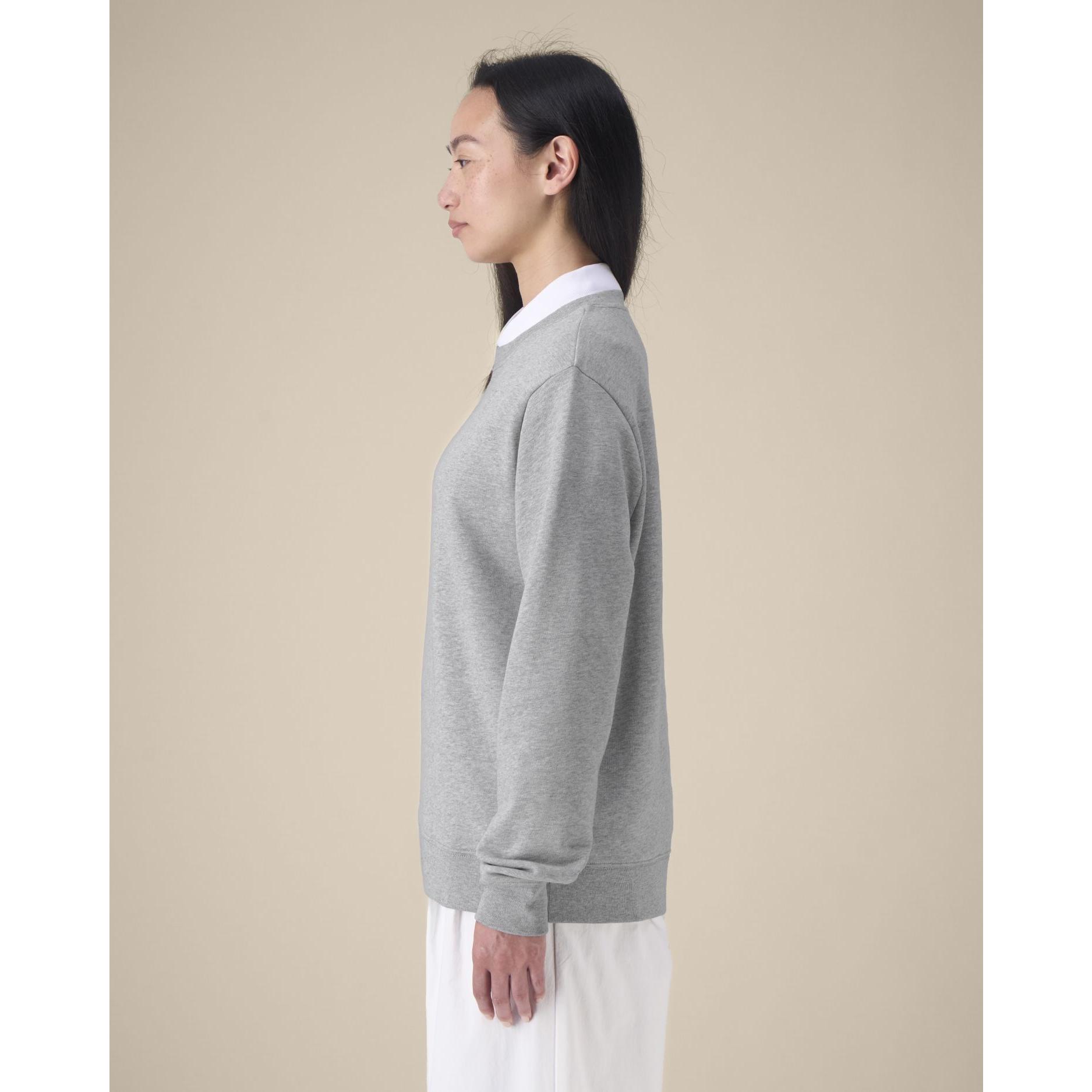 Hanorac la baza gâtului pentru femei Stella Thinker Heather Grey 3XL