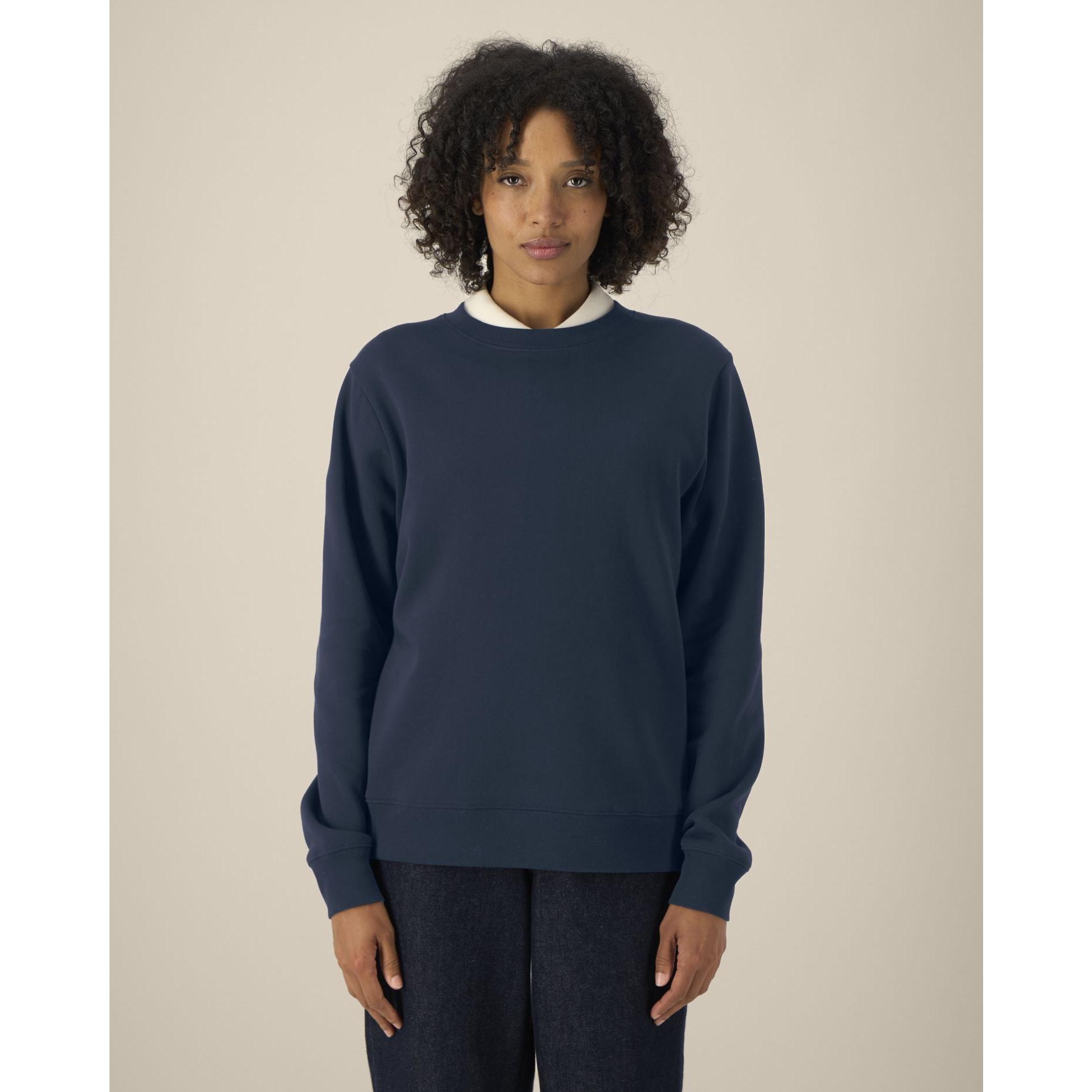 Hanorac la baza gâtului pentru femei Stella Thinker French Navy 3XL