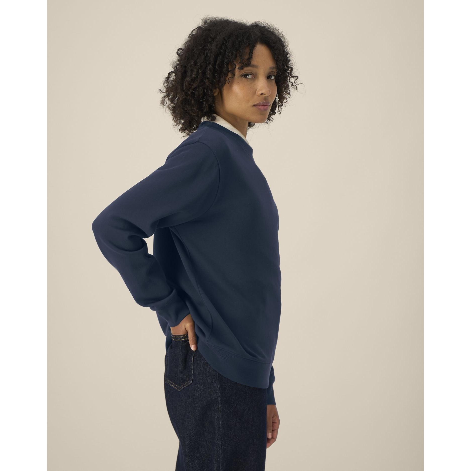 Hanorac la baza gâtului pentru femei Stella Thinker French Navy 3XL