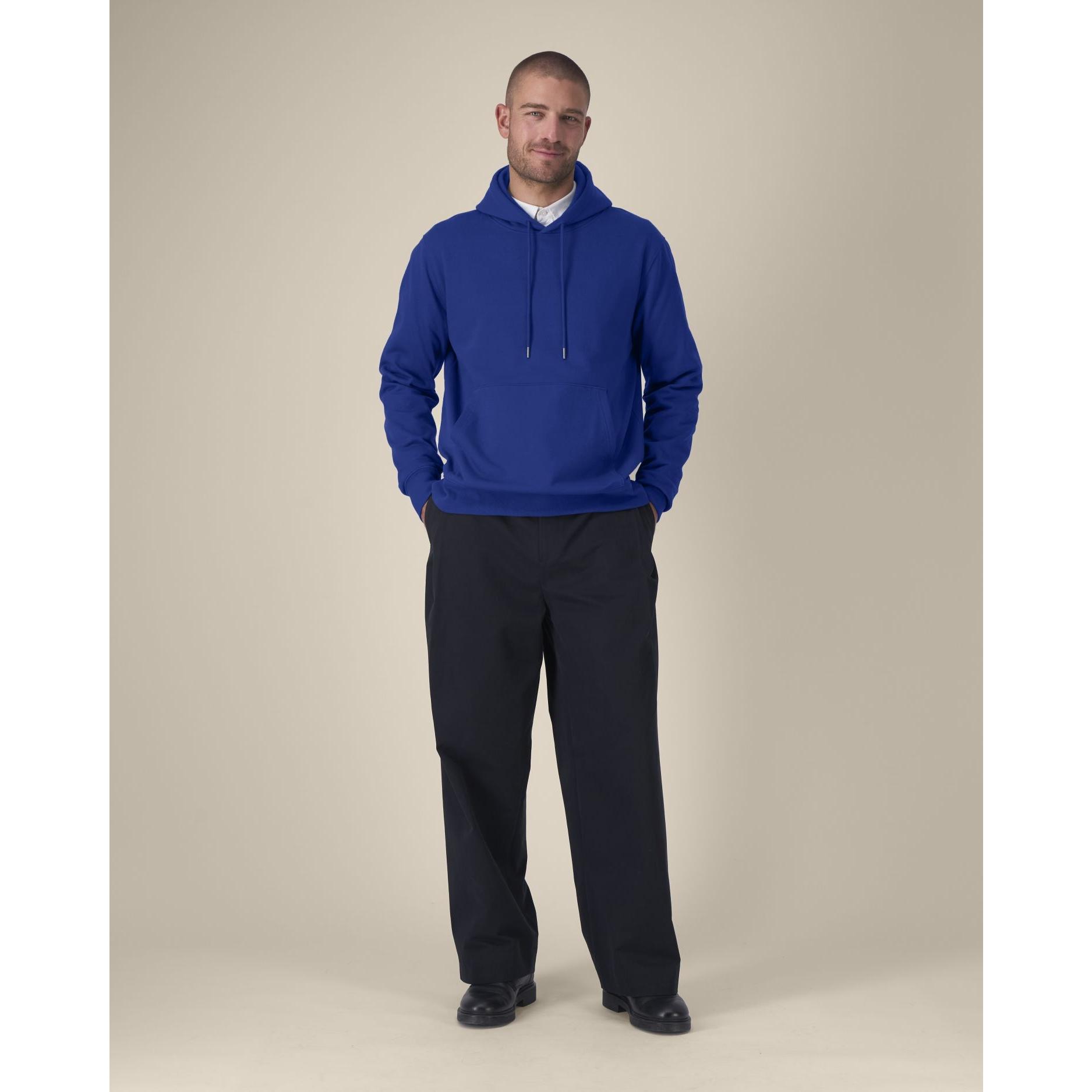 Hanorac cu glugă unisex Gamechanger Worker Blue 4XL