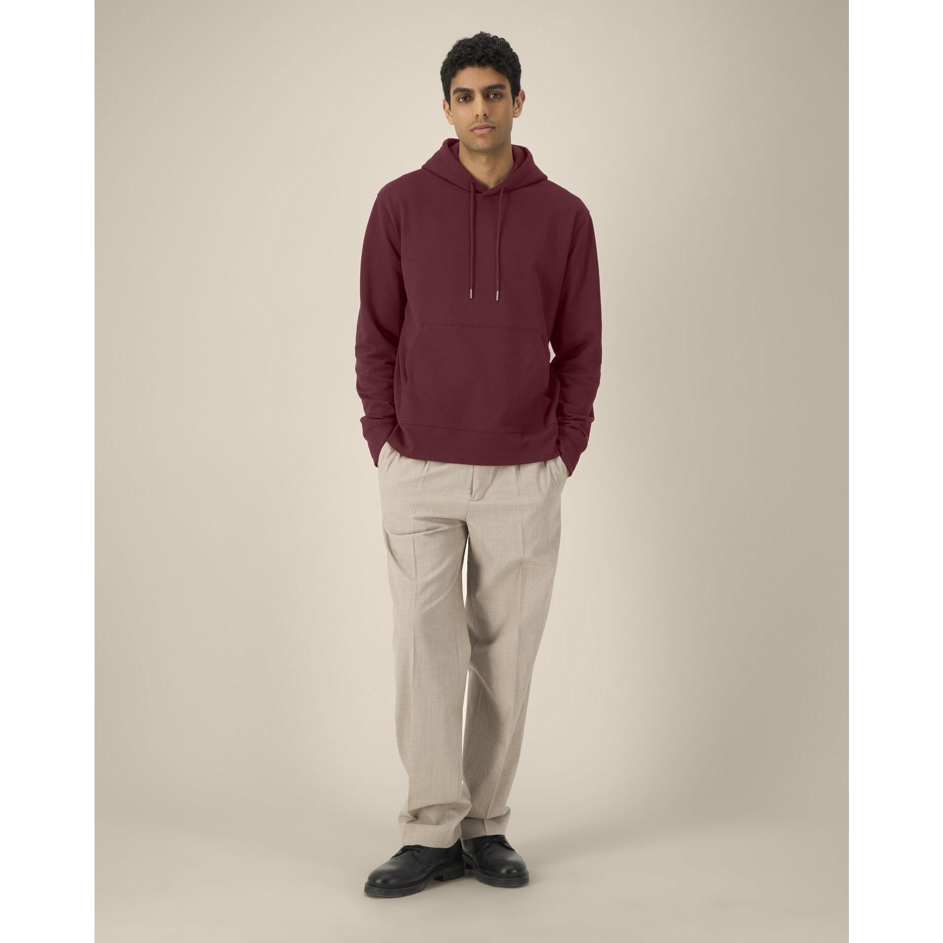Hanorac cu glugă unisex Gamechanger Burgundy 5XL