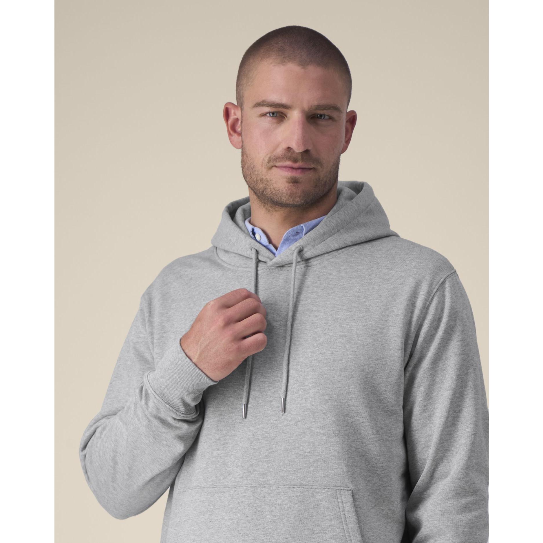Hanorac cu glugă unisex Gamechanger Heather Grey 4XL