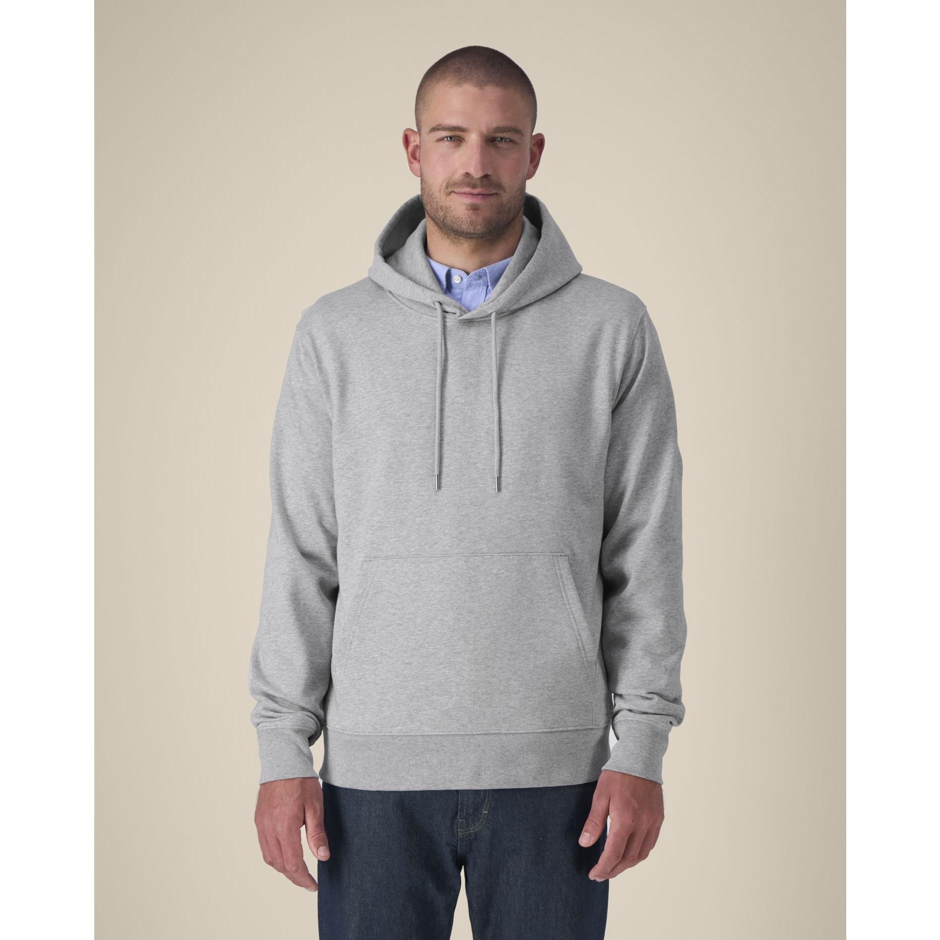 Hanorac cu glugă unisex Gamechanger Heather Grey 4XL