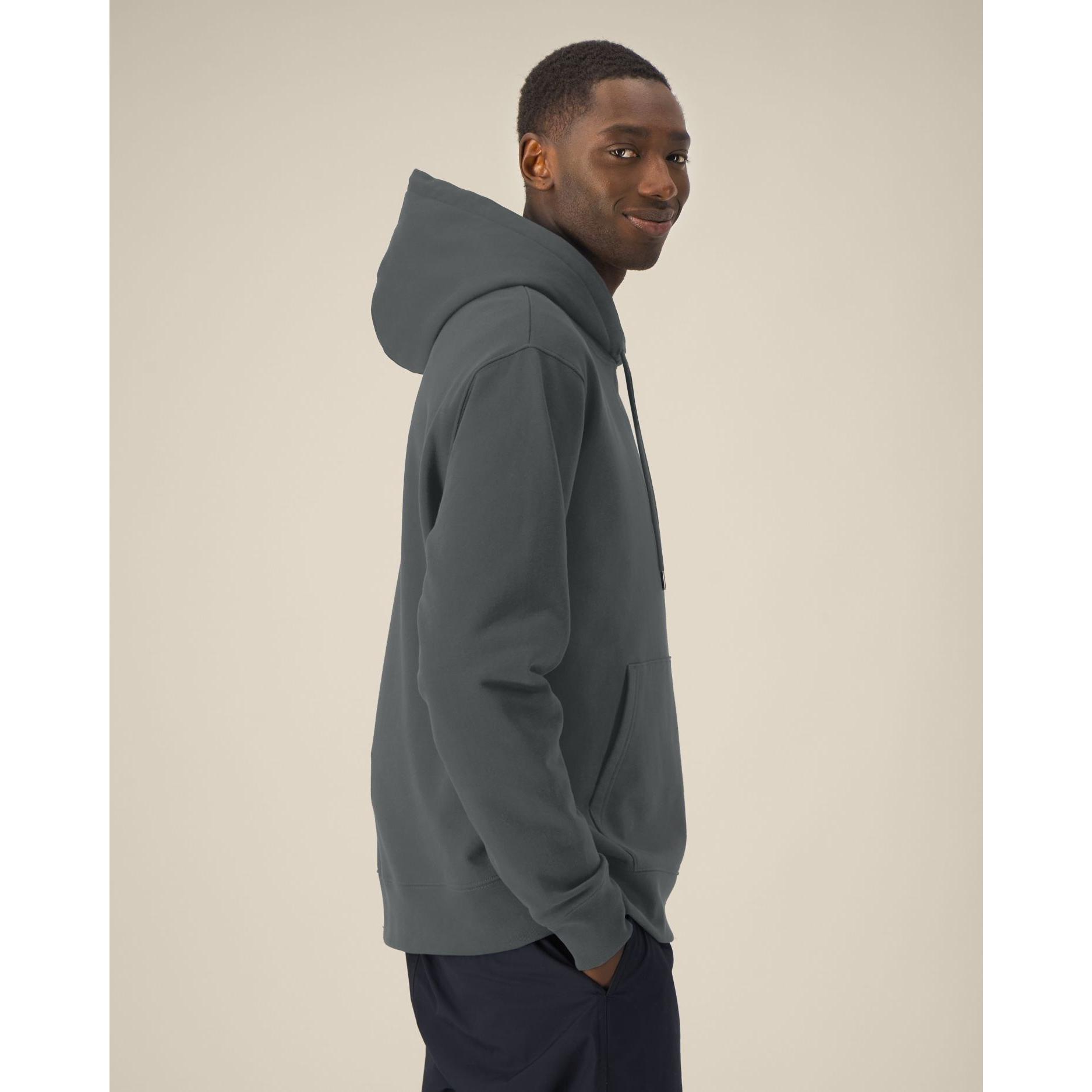 Hanorac cu glugă unisex Gamechanger Anthracite 4XL
