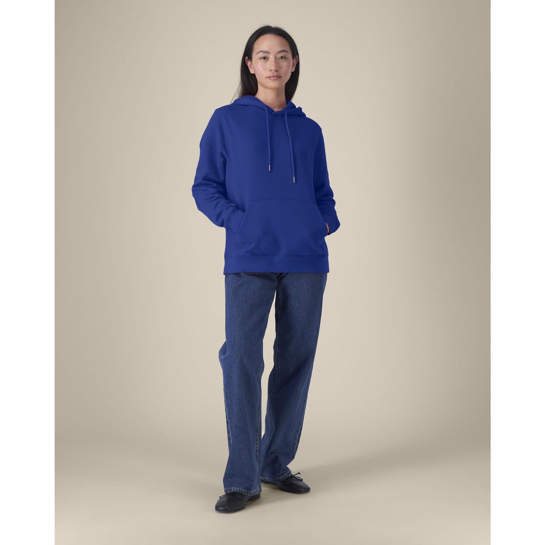 Hanorac cu glugă pentru femei Stella Gamechanger Worker Blue 3XL