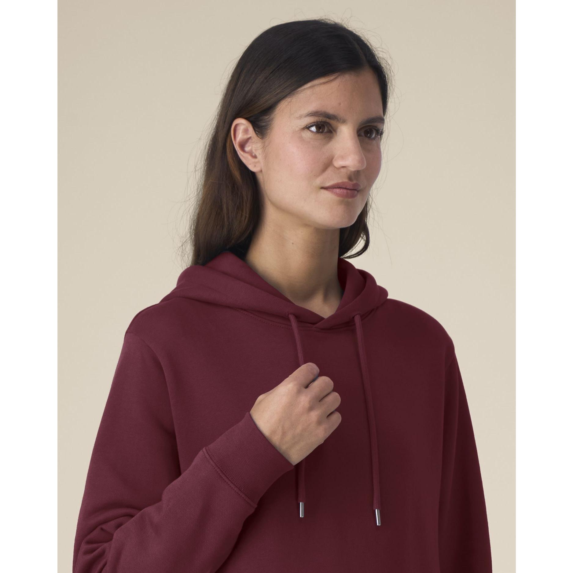 Hanorac cu glugă pentru femei Stella Gamechanger Burgundy M
