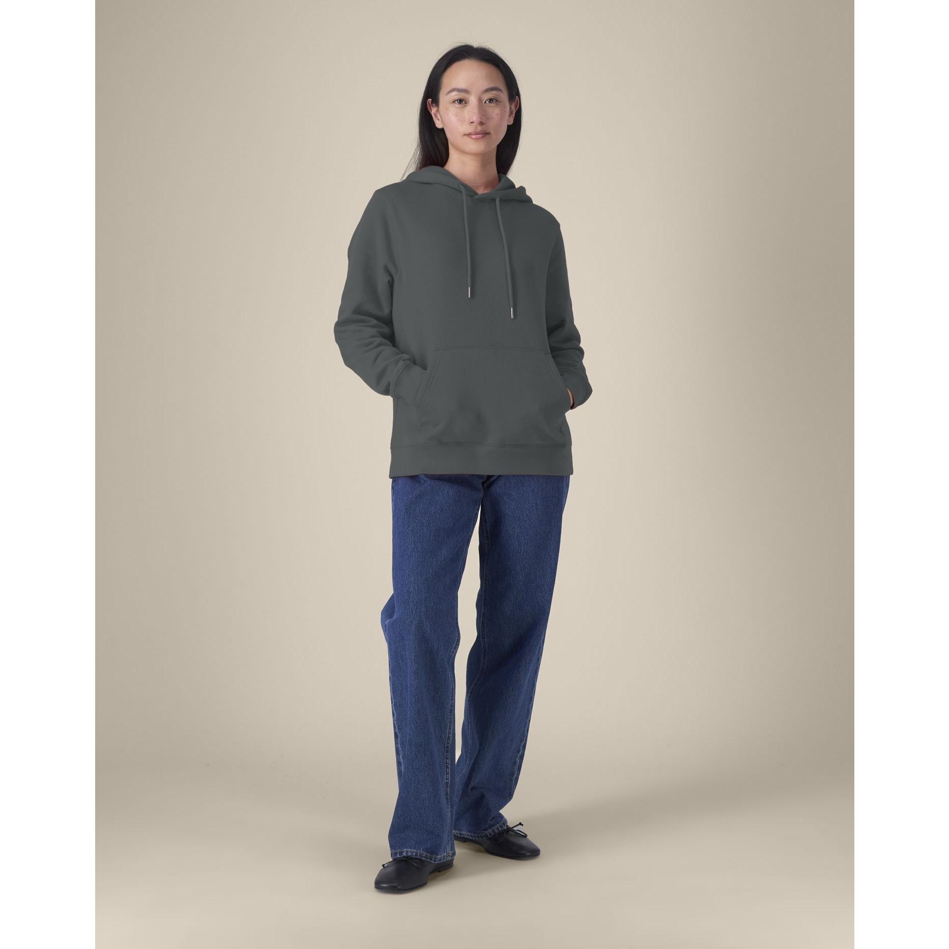 Hanorac cu glugă pentru femei Stella Gamechanger Anthracite 3XL
