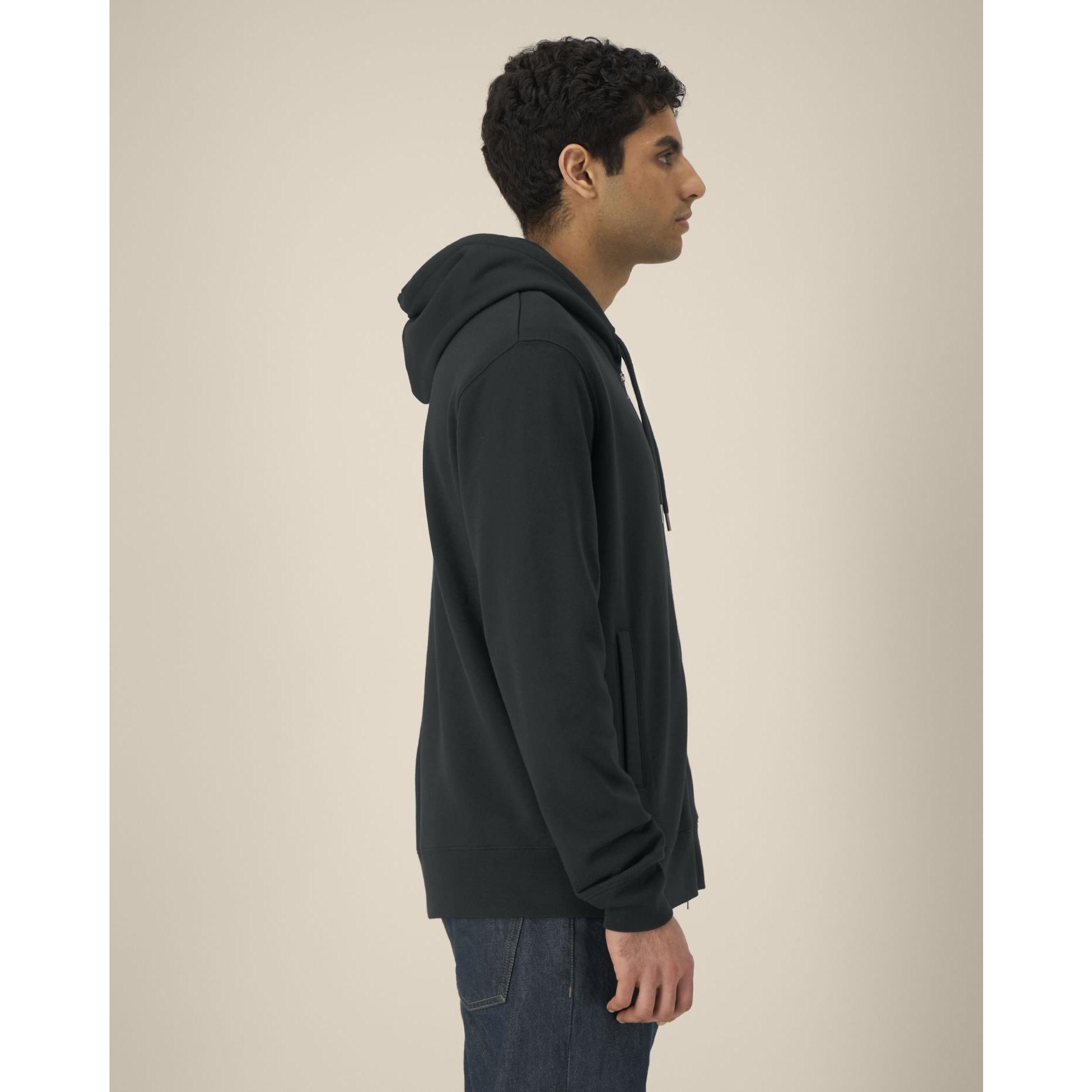 Hanorac cu fermoar unisex Astor Black 2XS
