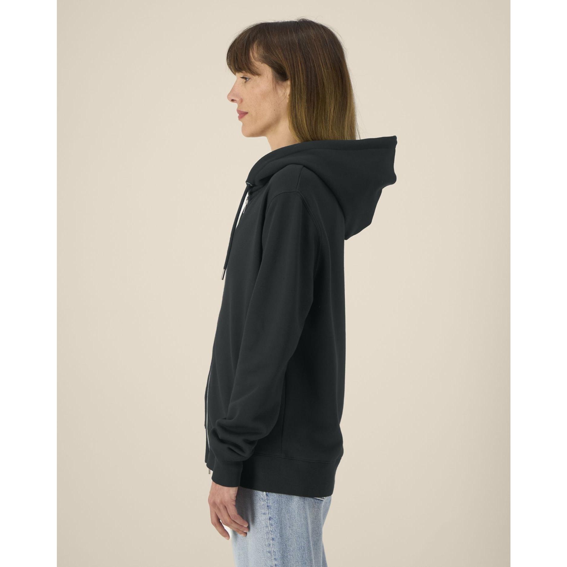 Hanorac cu fermoar unisex Astor Black 2XS