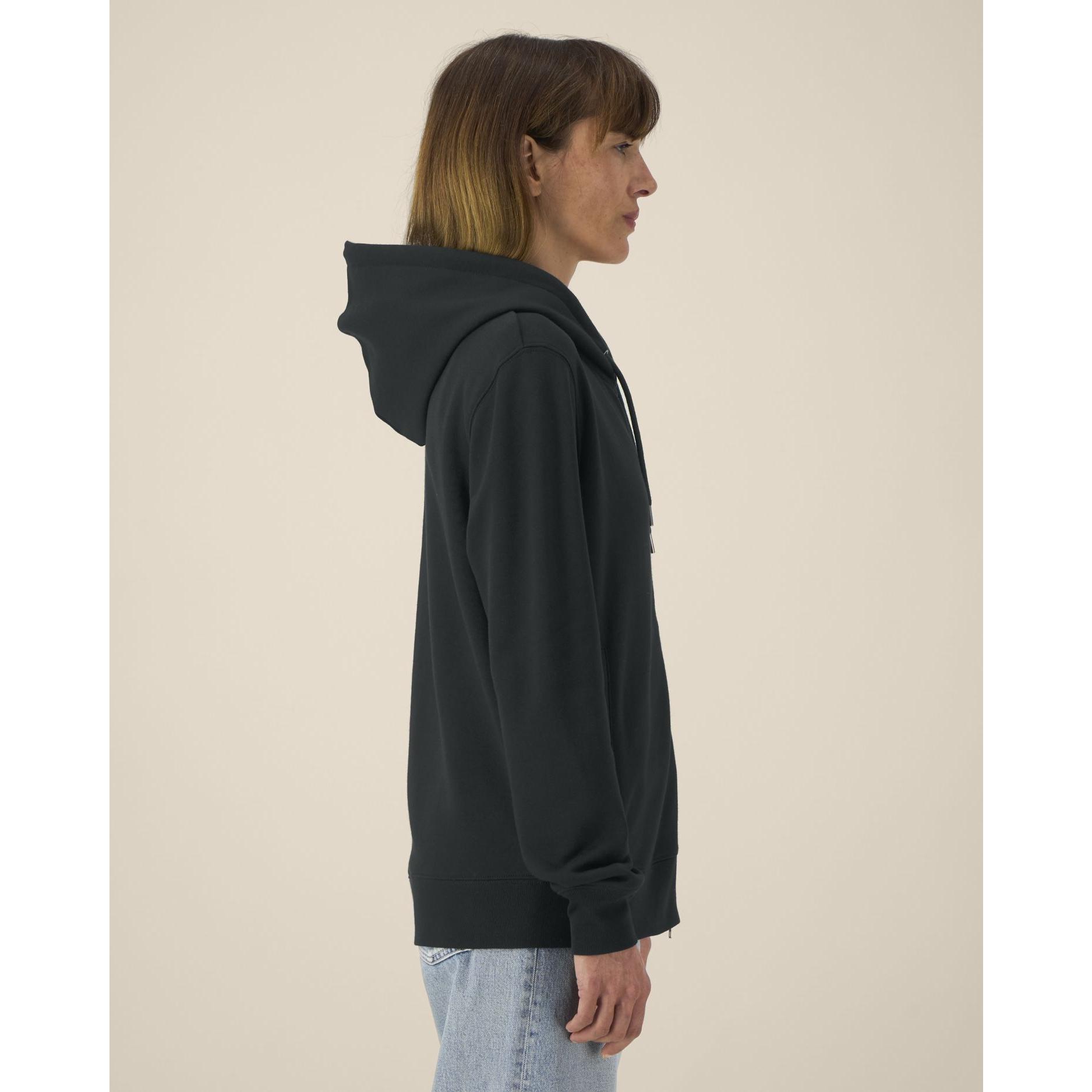 Hanorac cu fermoar unisex Astor Black 2XS