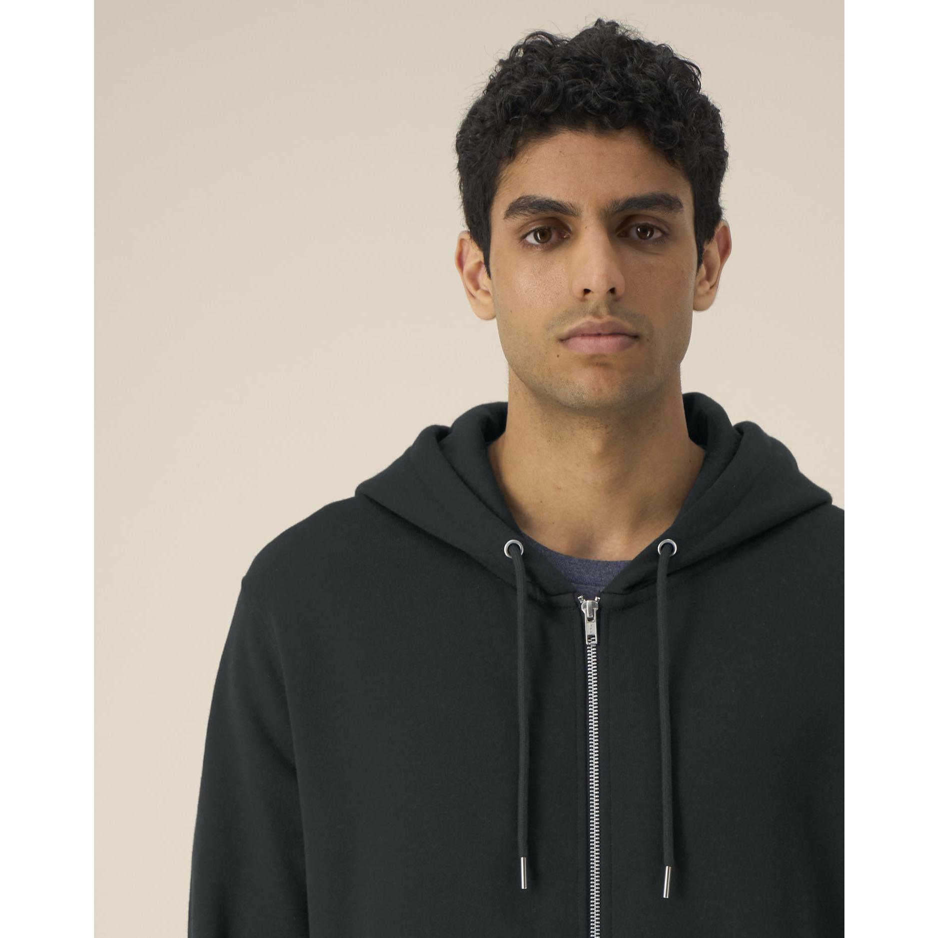 Hanorac cu fermoar unisex Astor Black 2XS