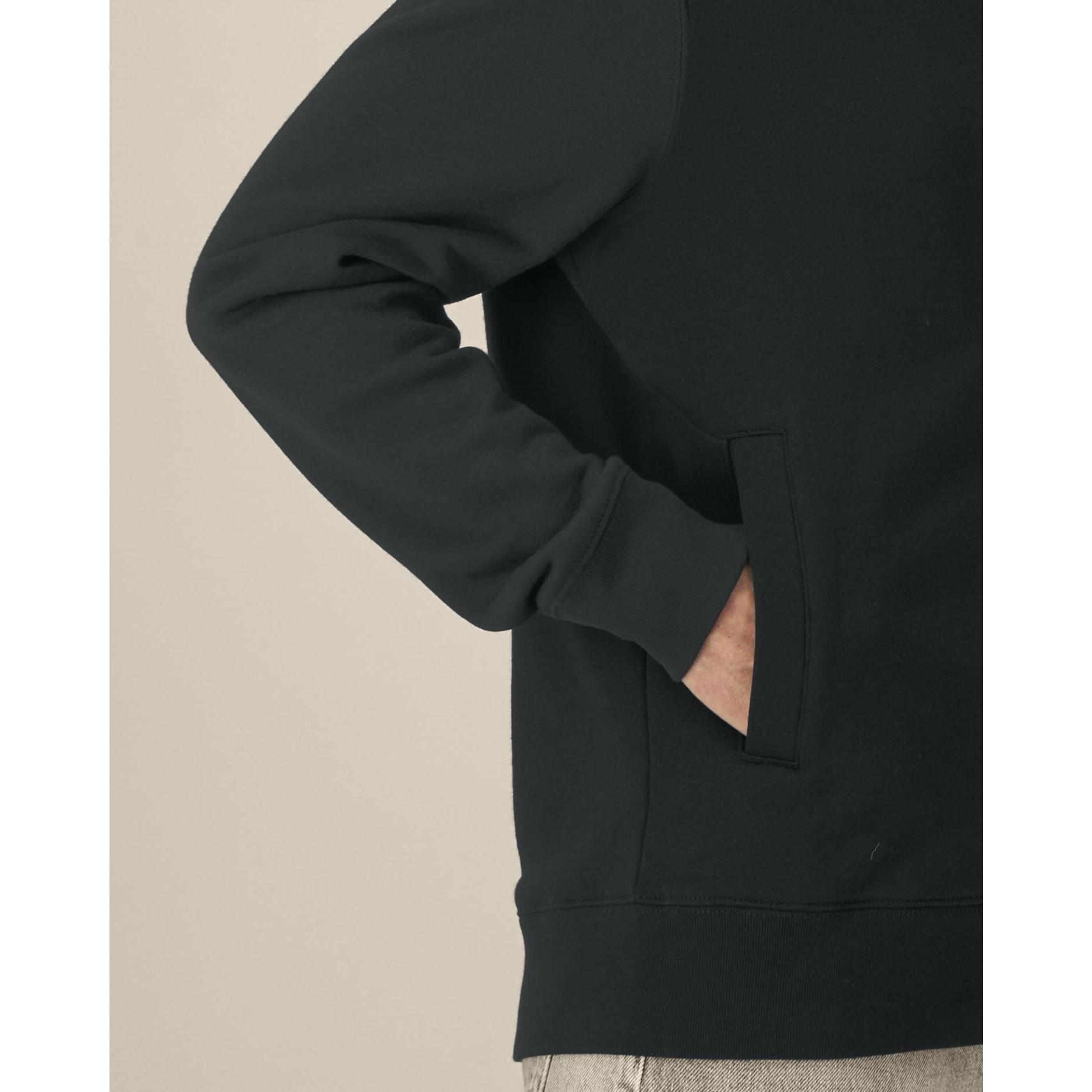 Hanorac cu fermoar unisex Astor Black 2XS