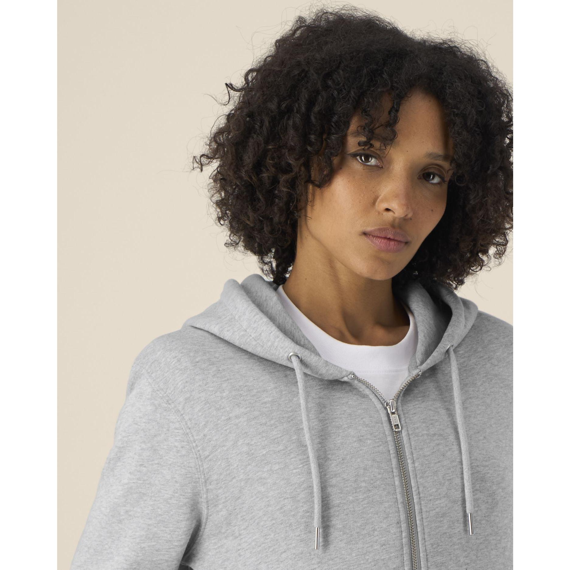 Hanorac cu fermoar unisex Astor Heather Grey 2XS