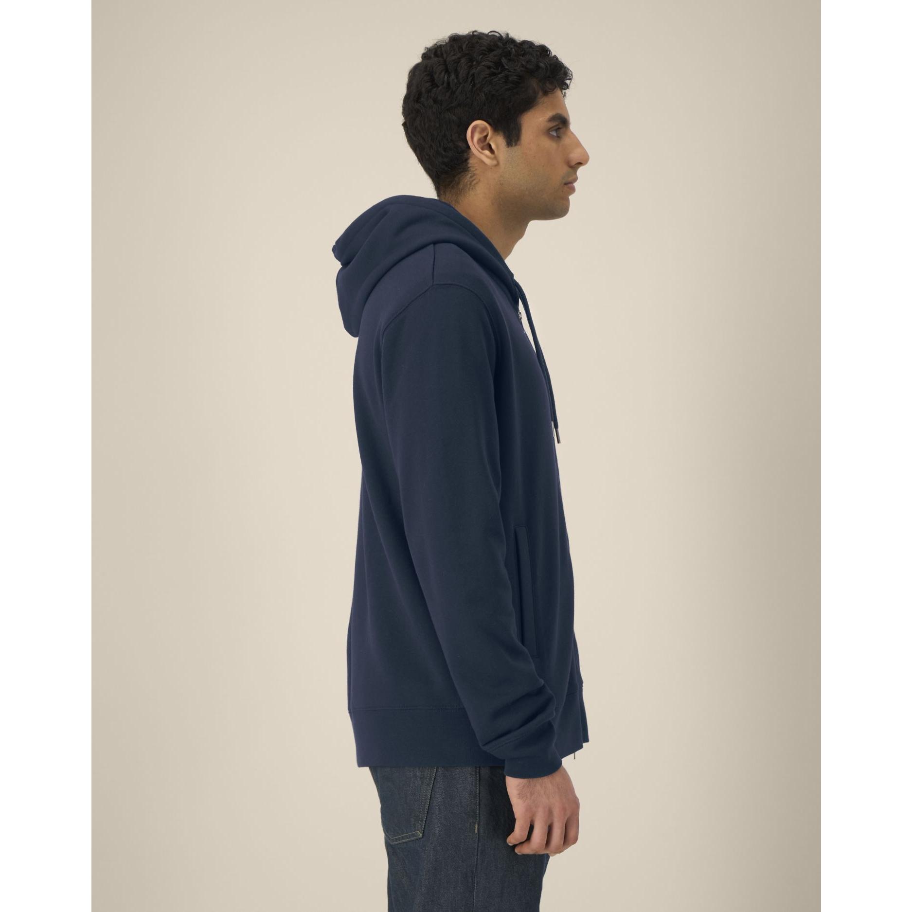 Hanorac cu fermoar unisex Astor French Navy 3XL