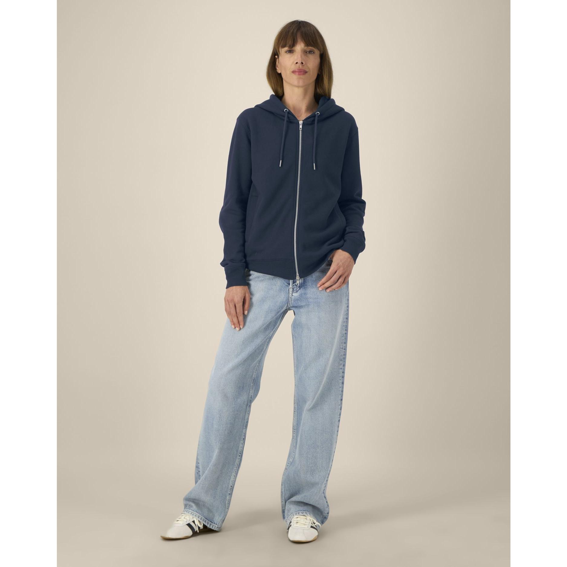 Hanorac cu fermoar unisex Astor French Navy 3XL