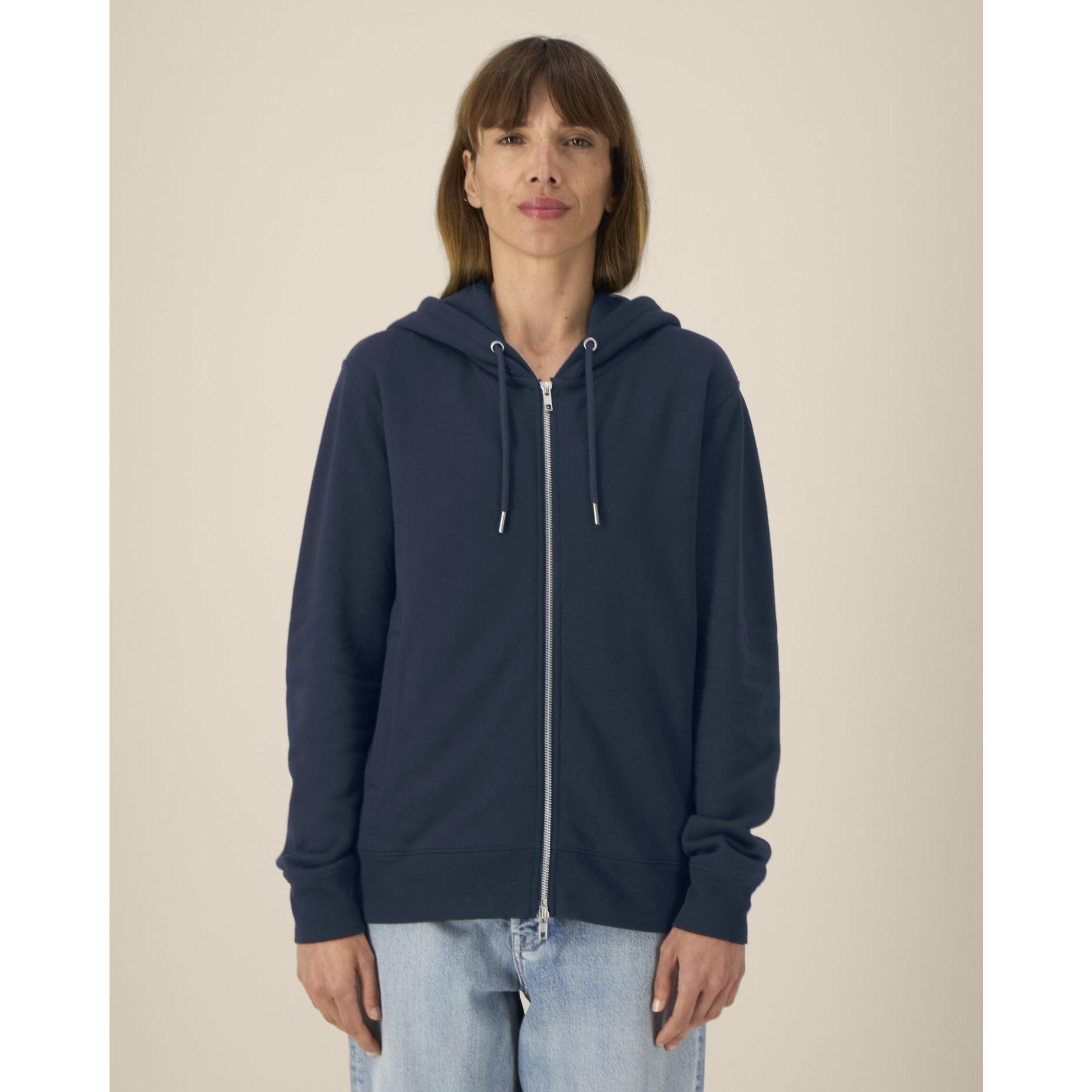 Hanorac cu fermoar unisex Astor French Navy 3XL