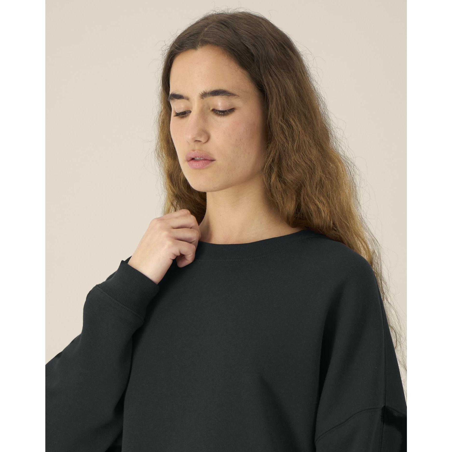 Hanorac la baza gâtului pentru femei Stella Lianna Black M