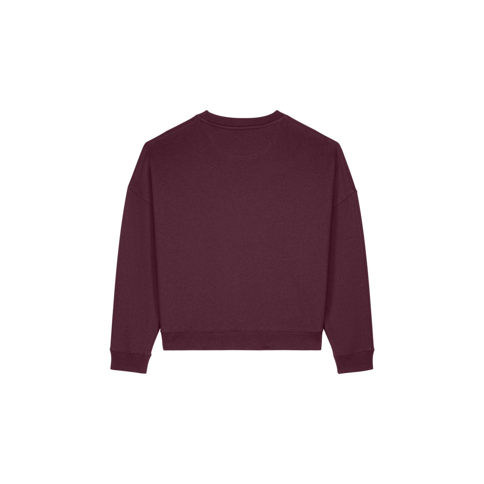 Hanorac la baza gâtului pentru femei Stella Lianna Deep Plum M