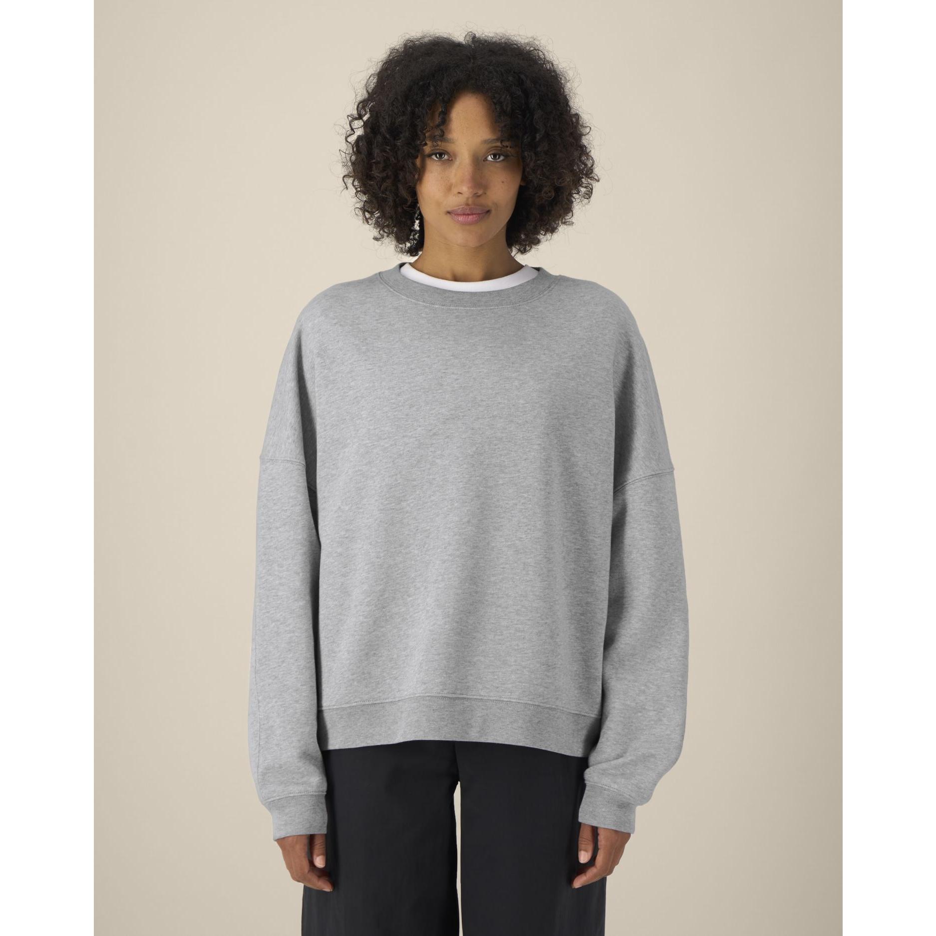 Hanorac la baza gâtului pentru femei Stella Lianna Heather Grey M