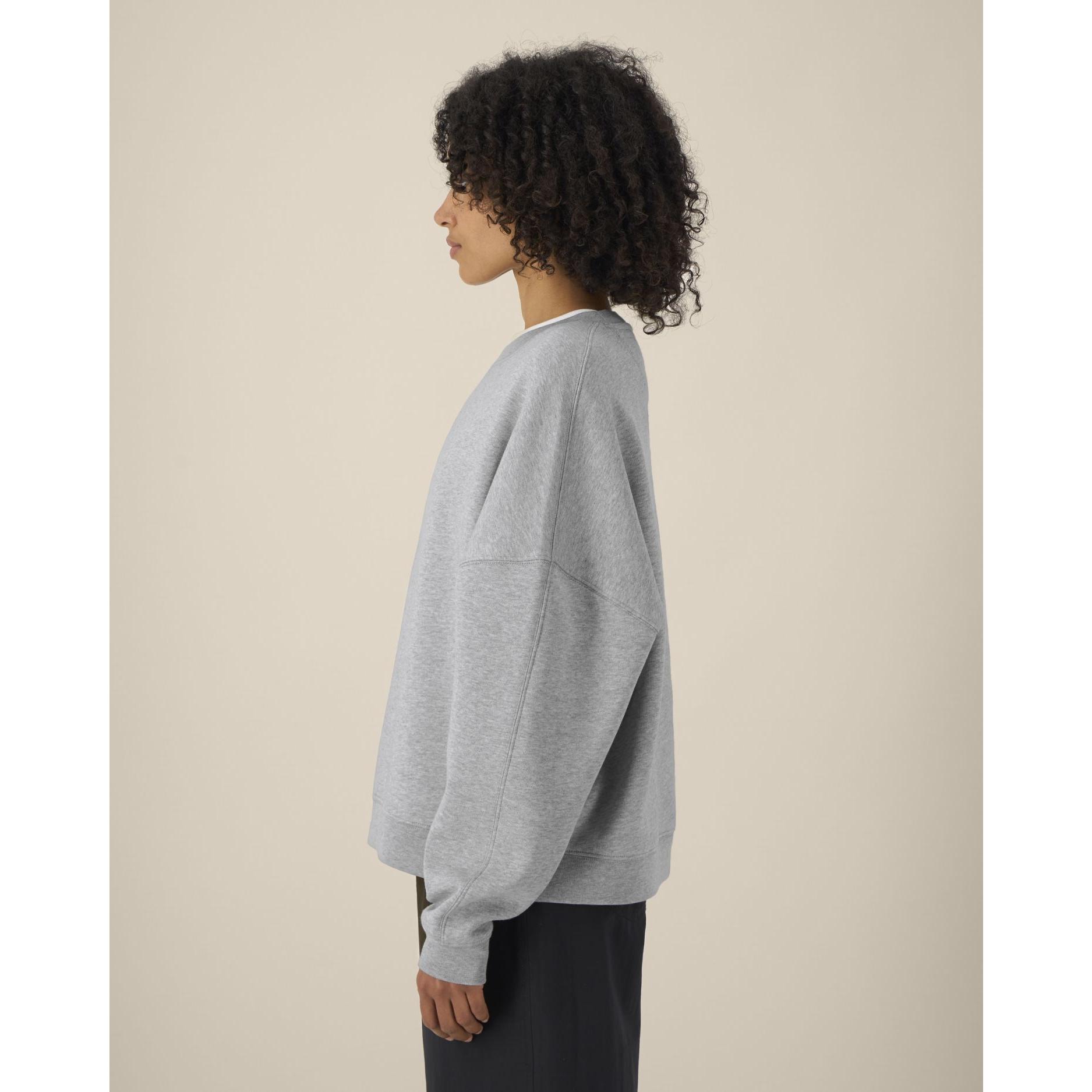 Hanorac la baza gâtului pentru femei Stella Lianna Heather Grey M