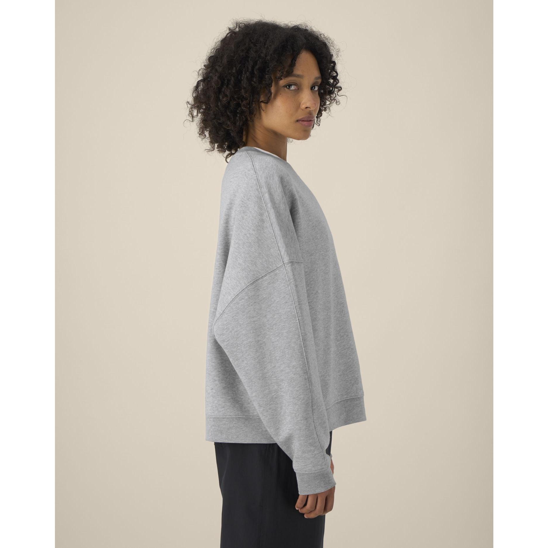 Hanorac la baza gâtului pentru femei Stella Lianna Heather Grey M