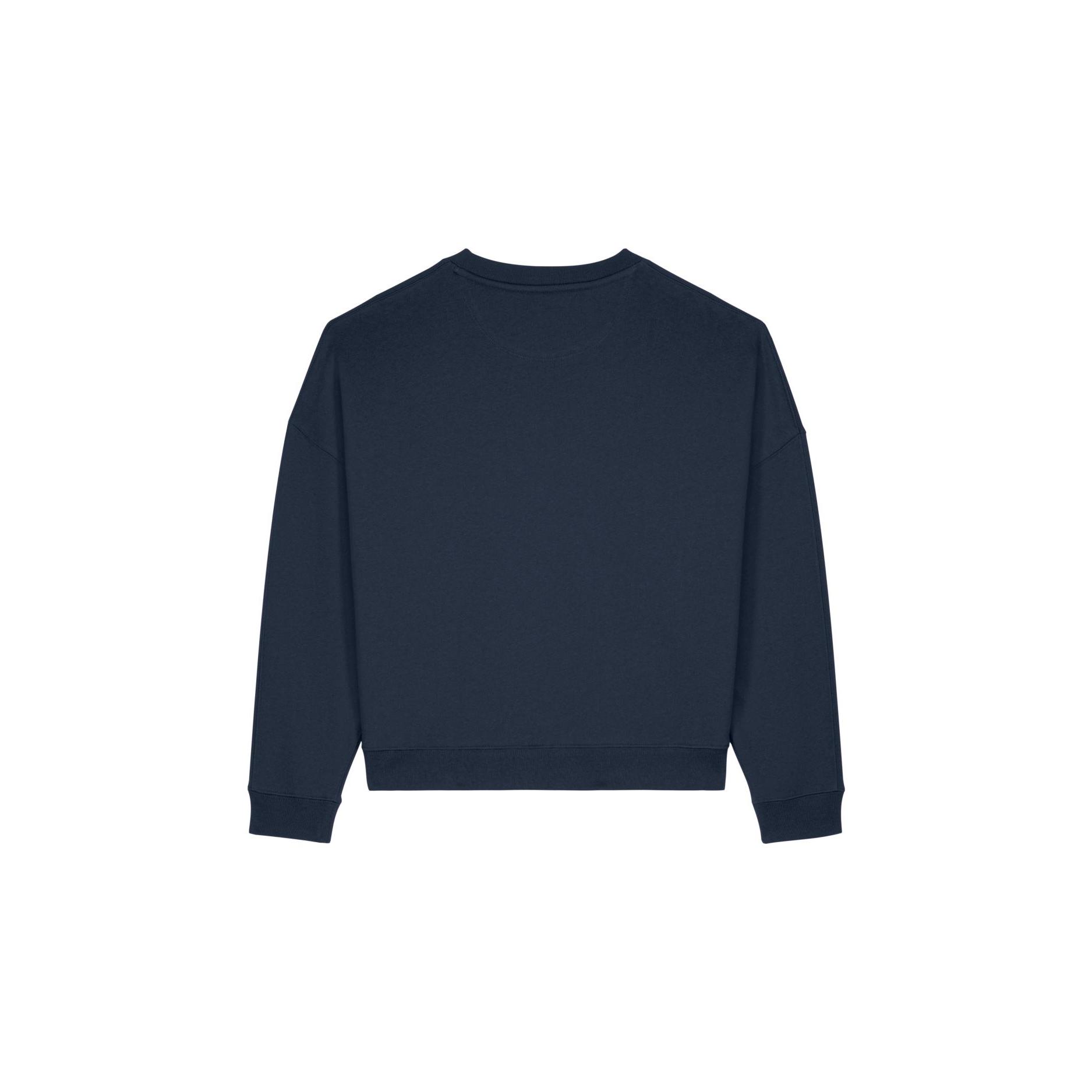Hanorac la baza gâtului pentru femei Stella Lianna French Navy M