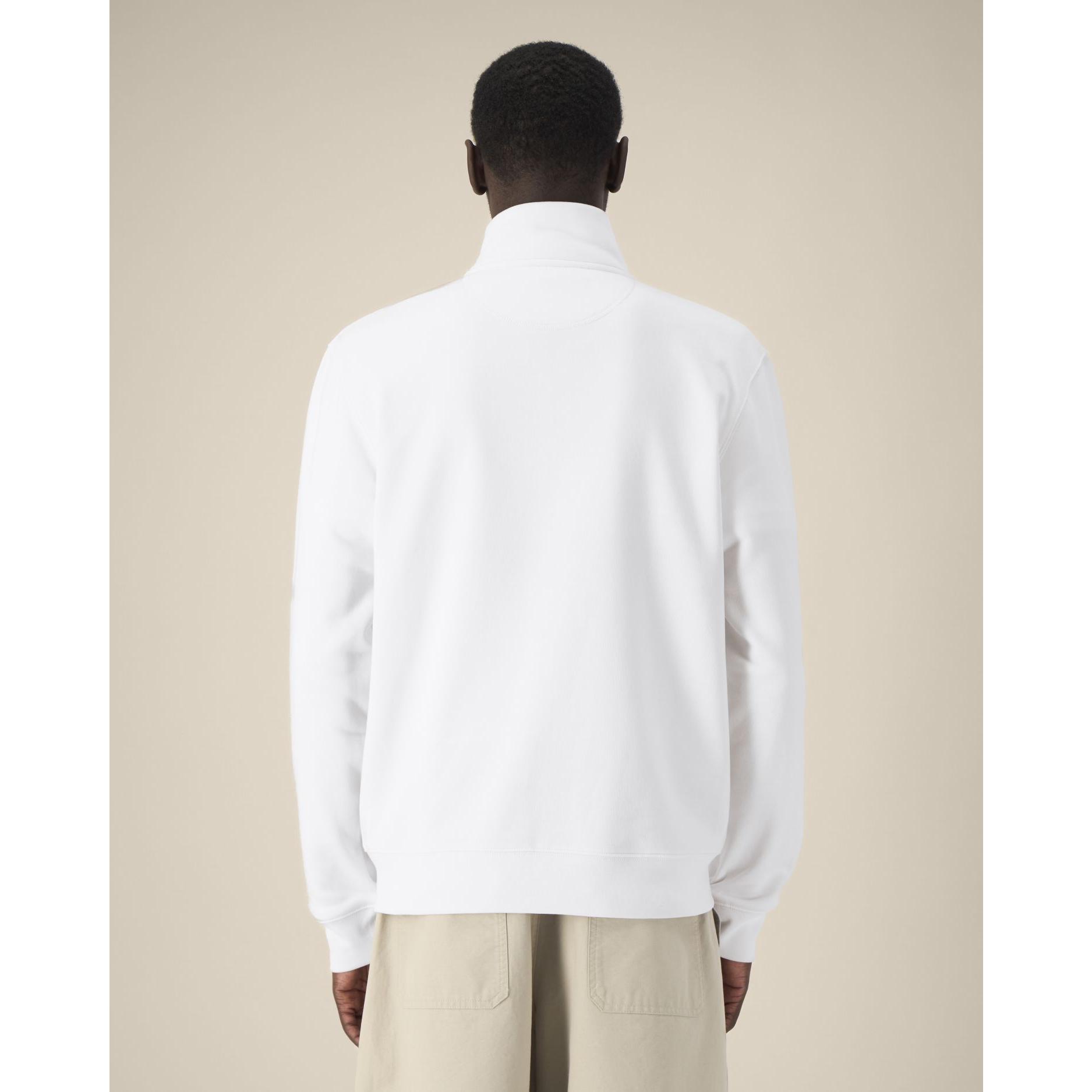 Hanorac cu fermoar unisex Trailer 2.0 White 3XL