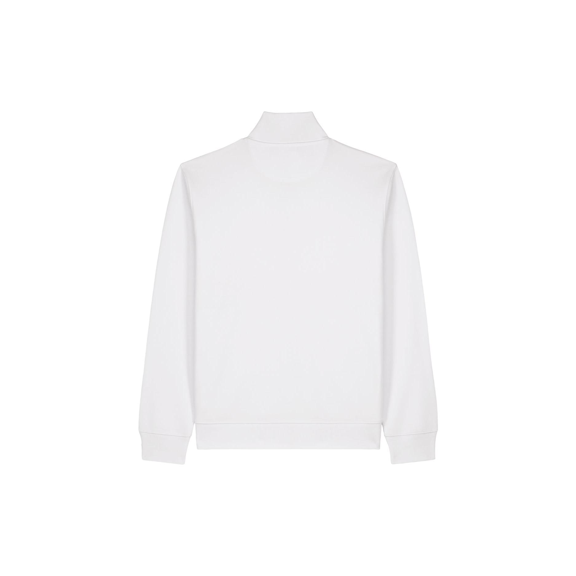 Hanorac cu fermoar unisex Trailer 2.0 White 3XL