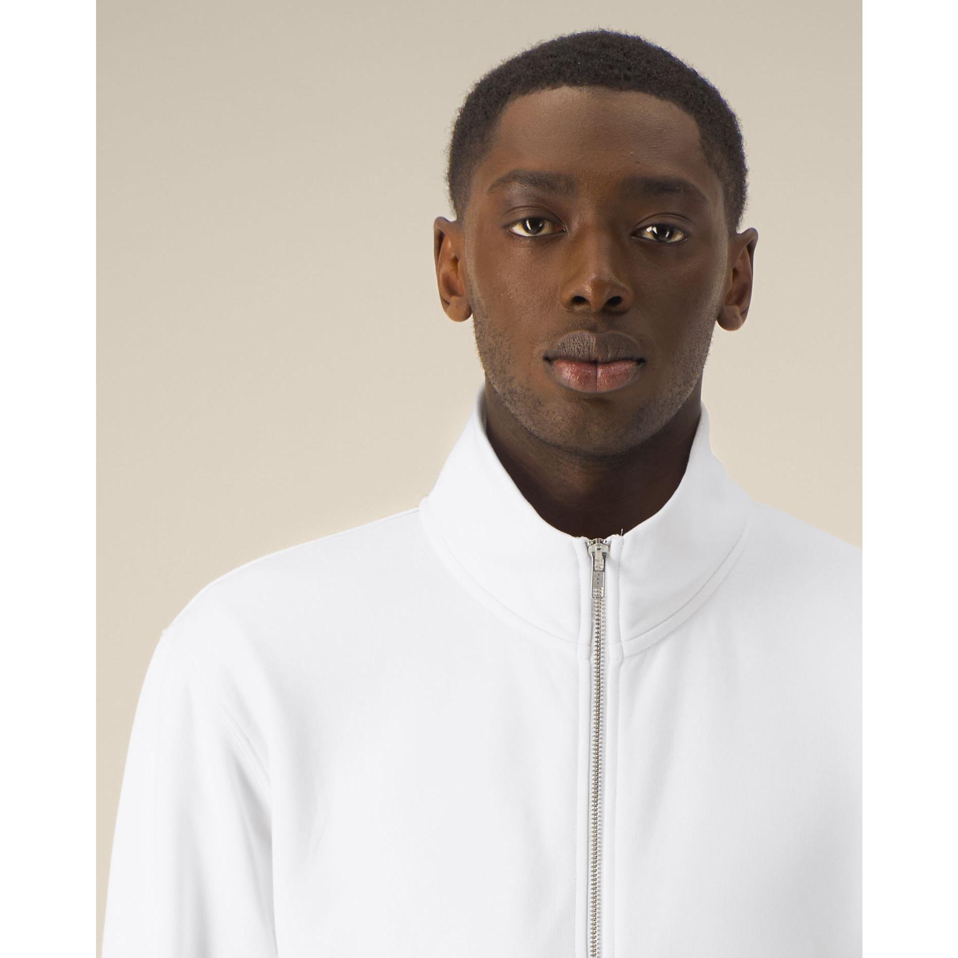 Hanorac cu fermoar unisex Trailer 2.0 White 3XL