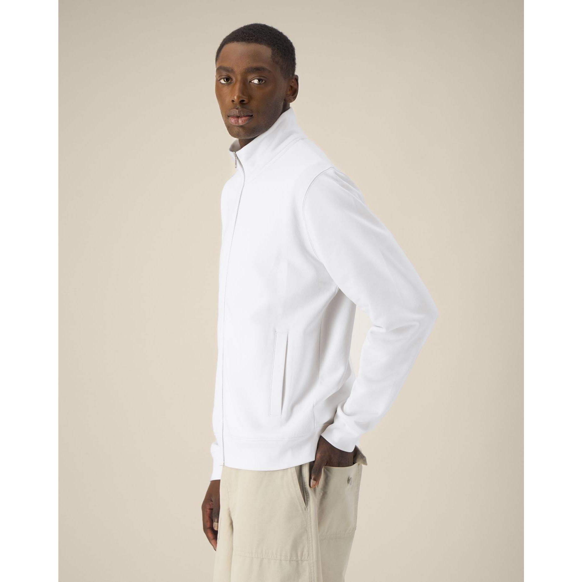 Hanorac cu fermoar unisex Trailer 2.0 White 3XL