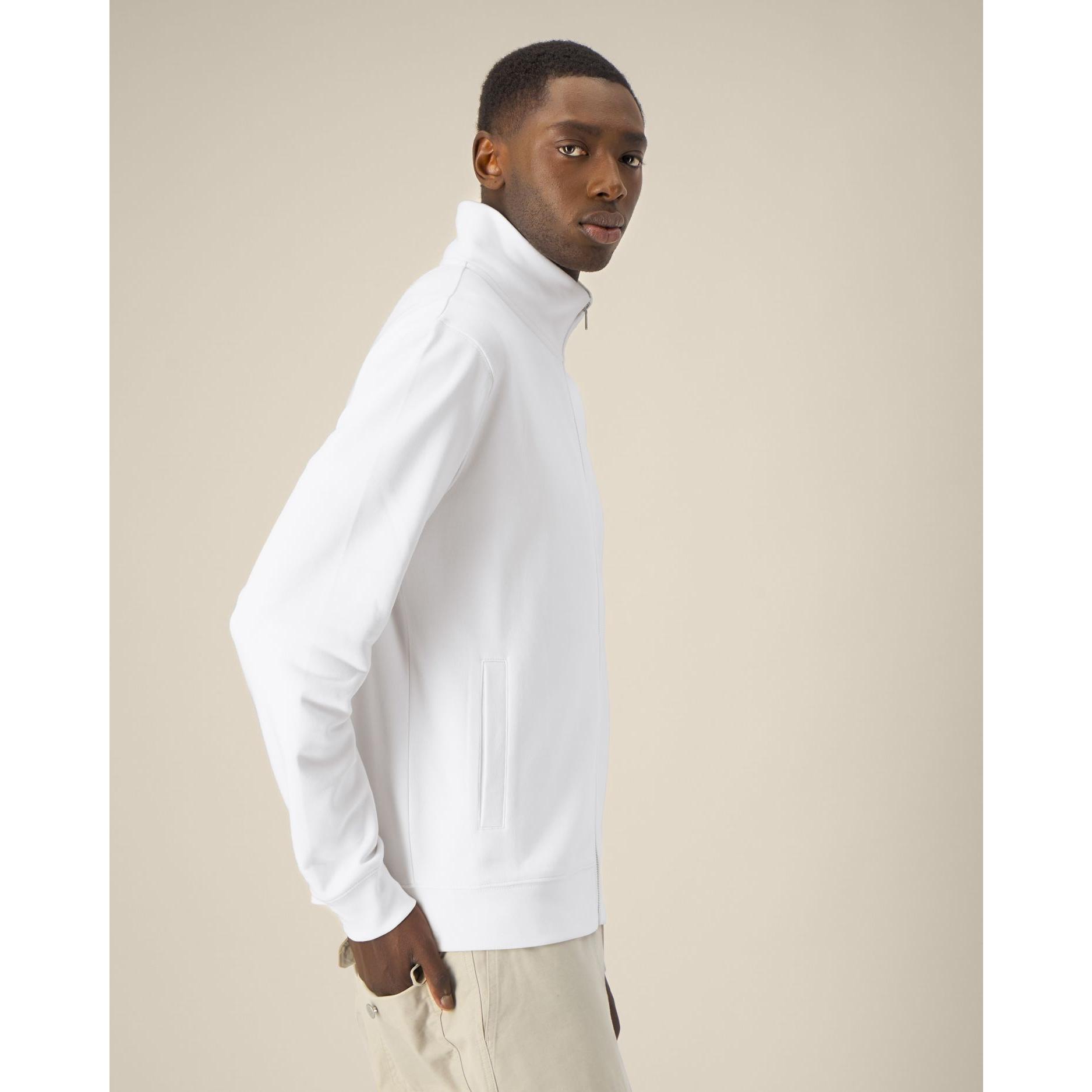 Hanorac cu fermoar unisex Trailer 2.0 White 3XL