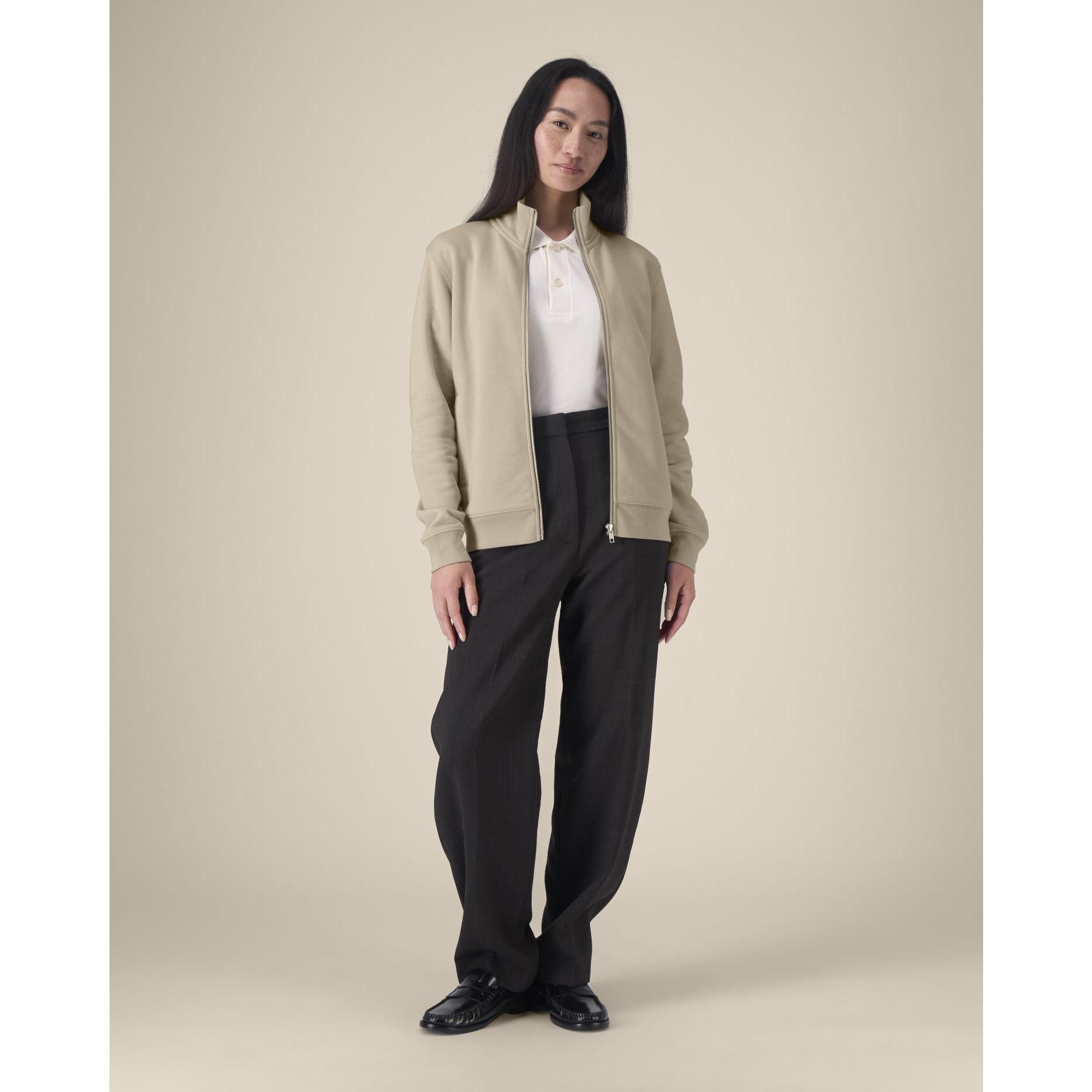 Hanorac cu fermoar unisex Trailer 2.0 Desert Dust M
