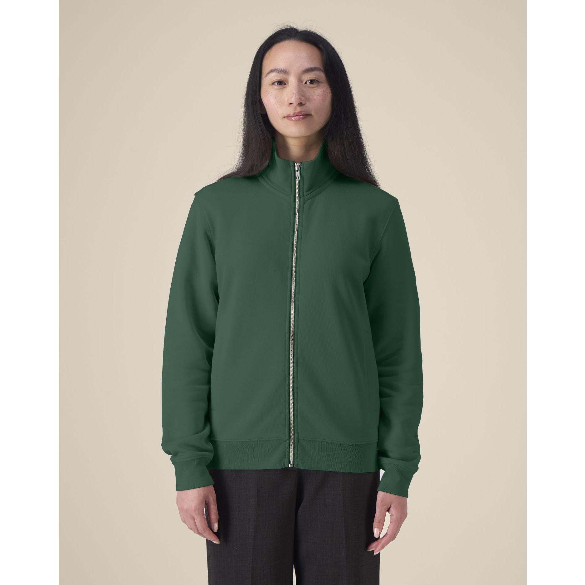 Hanorac cu fermoar unisex Trailer 2.0 Bottle Green 3XL