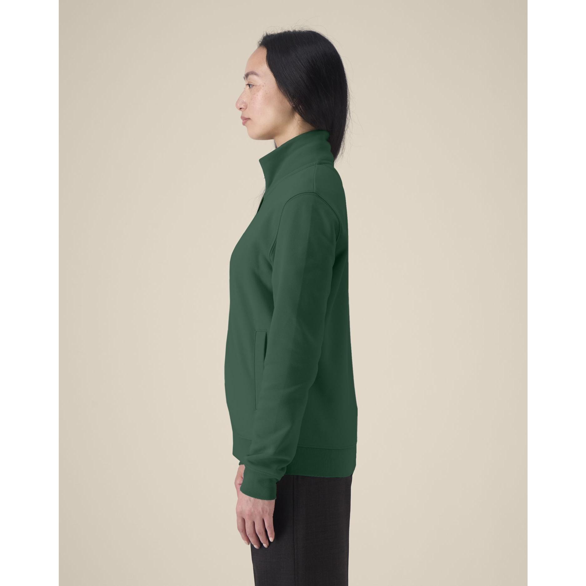 Hanorac cu fermoar unisex Trailer 2.0 Bottle Green 3XL