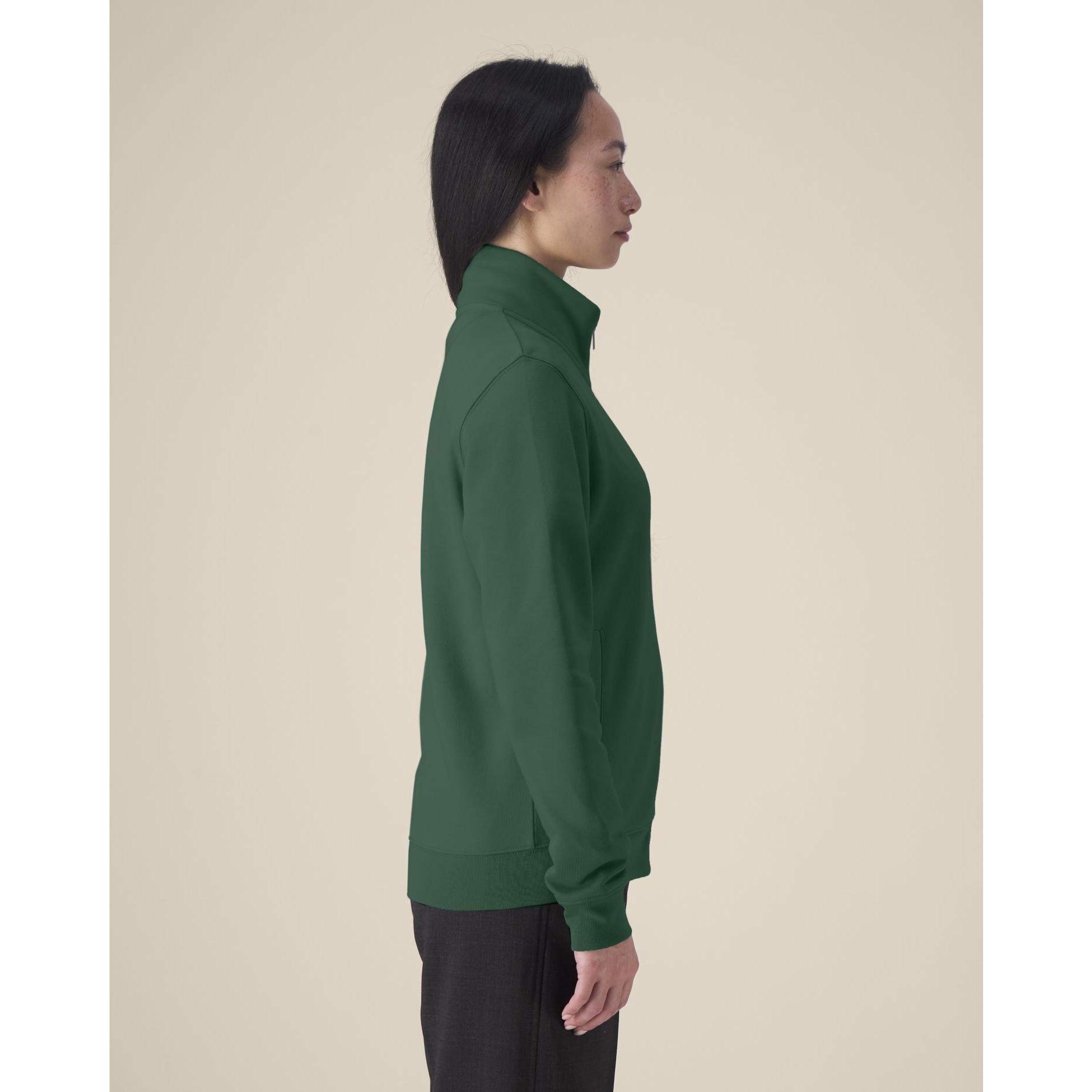 Hanorac cu fermoar unisex Trailer 2.0 Bottle Green 3XL