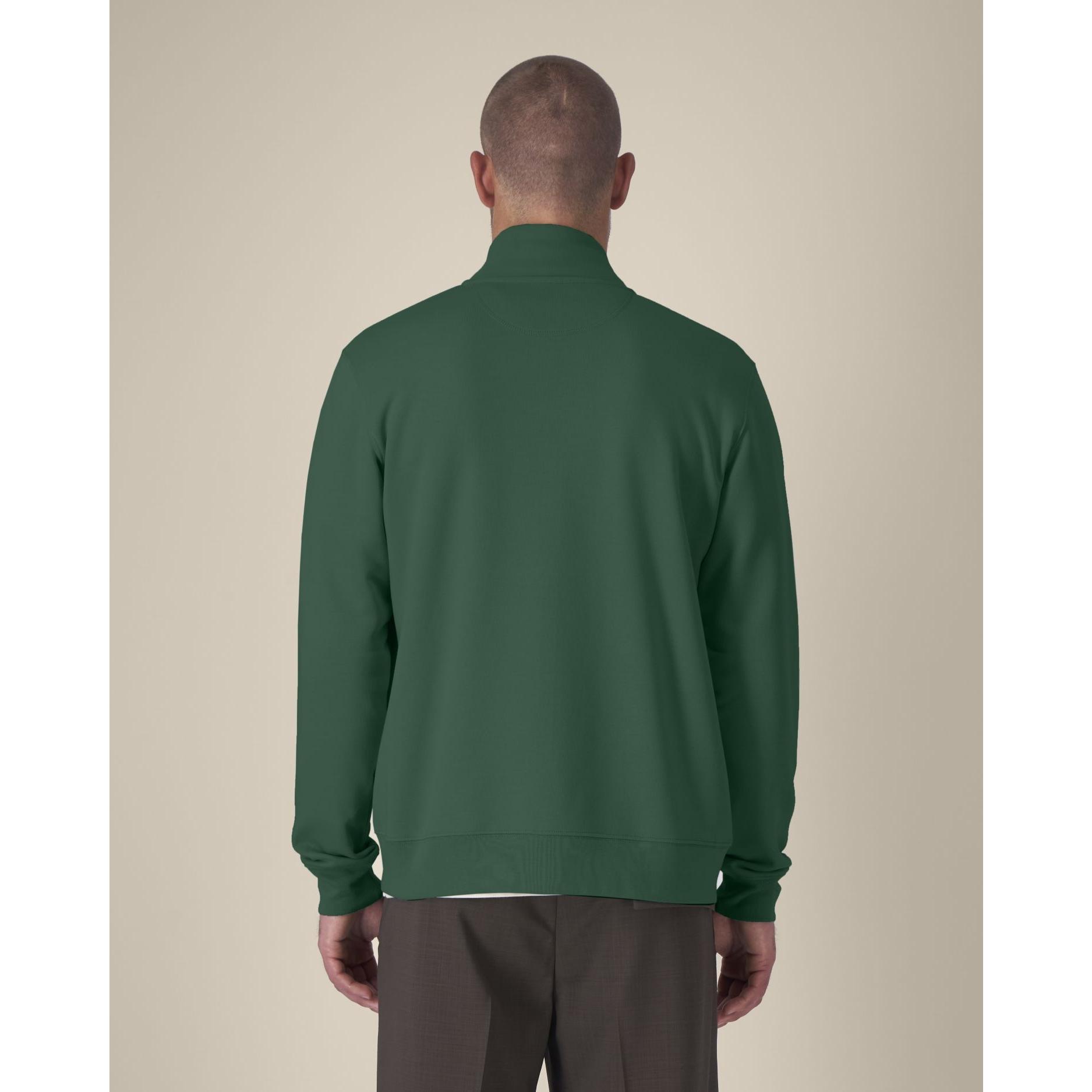 Hanorac cu fermoar unisex Trailer 2.0 Bottle Green 3XL