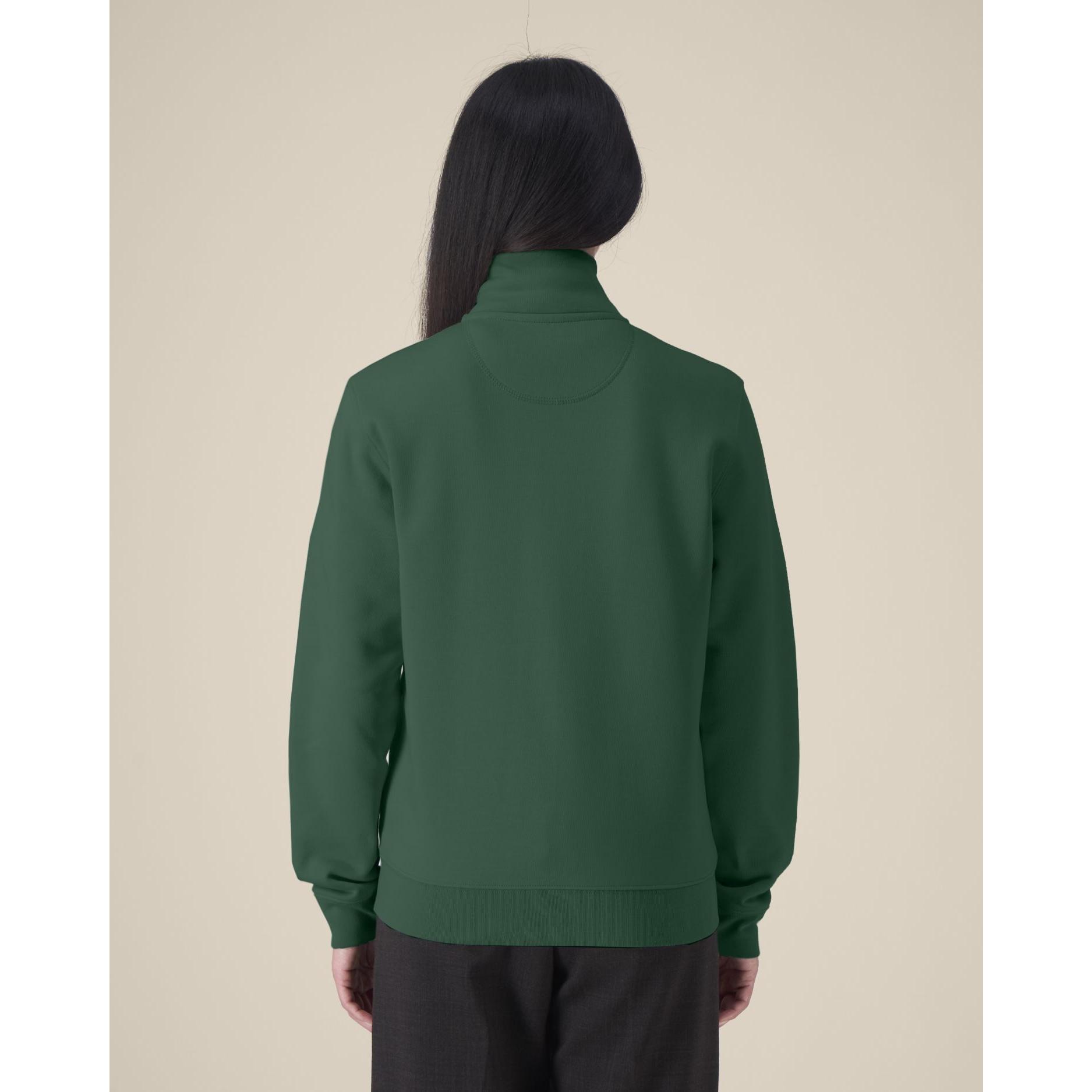 Hanorac cu fermoar unisex Trailer 2.0 Bottle Green 3XL