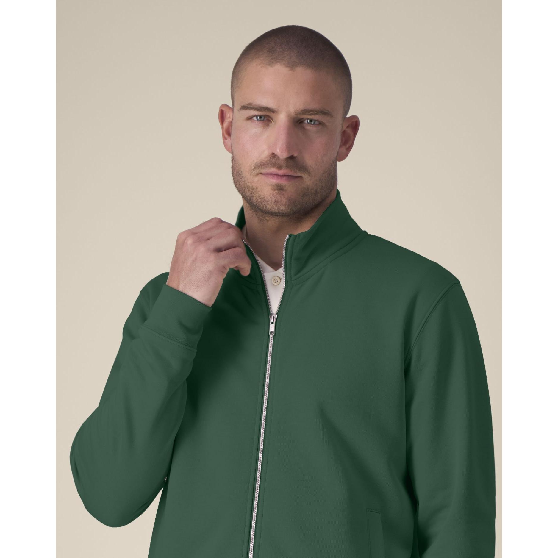 Hanorac cu fermoar unisex Trailer 2.0 Bottle Green 3XL
