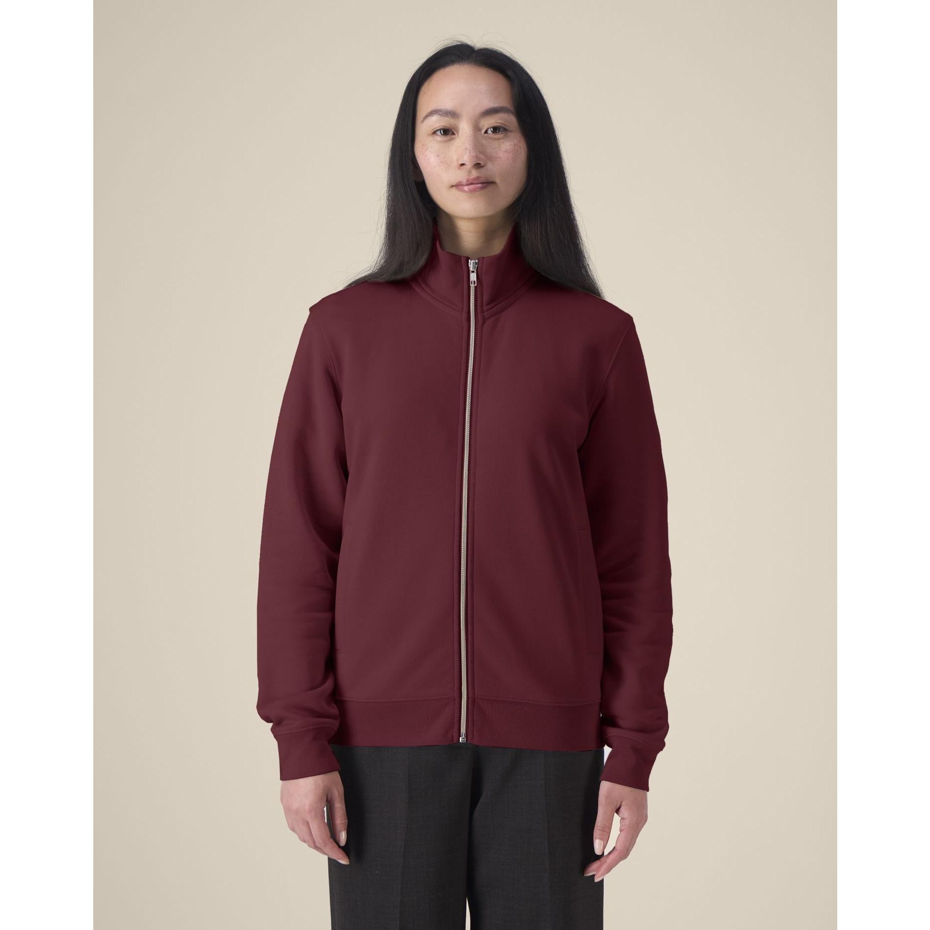 Hanorac cu fermoar unisex Trailer 2.0 Burgundy 3XL