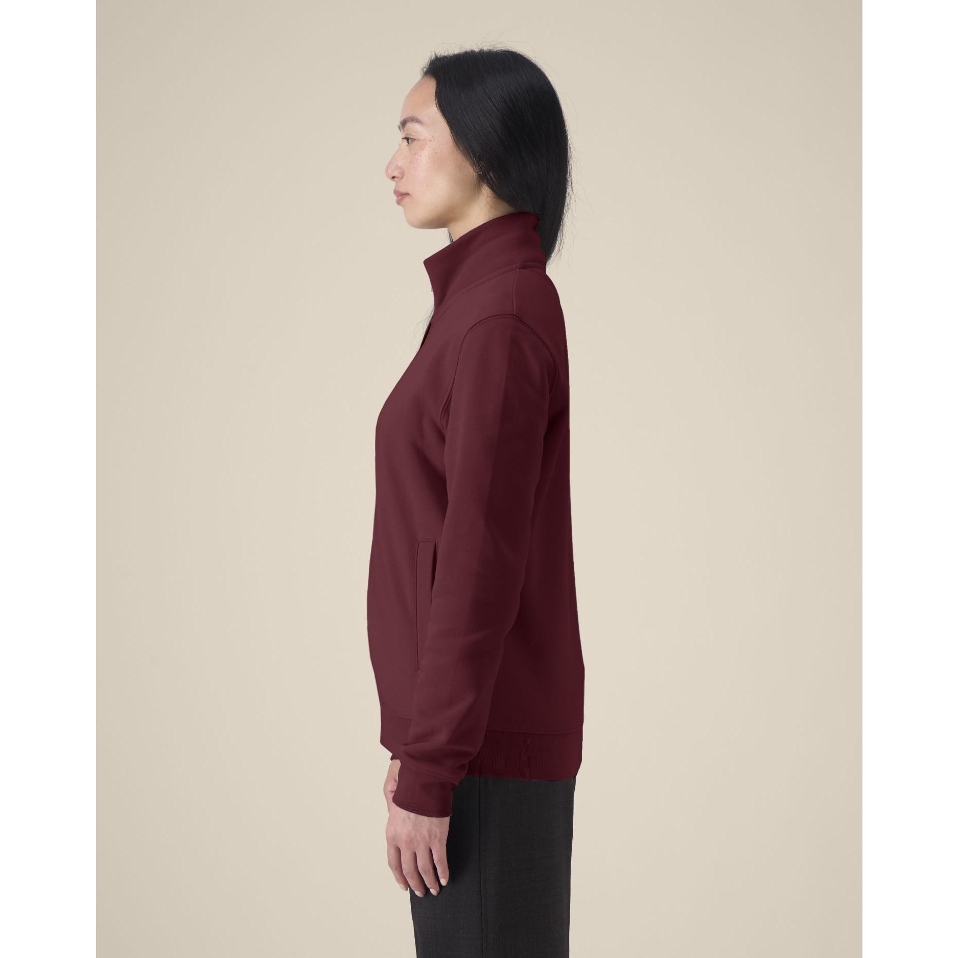 Hanorac cu fermoar unisex Trailer 2.0 Burgundy 3XL
