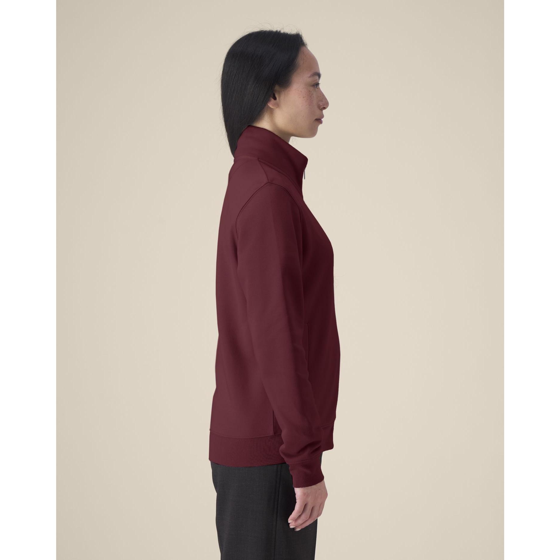 Hanorac cu fermoar unisex Trailer 2.0 Burgundy 3XL
