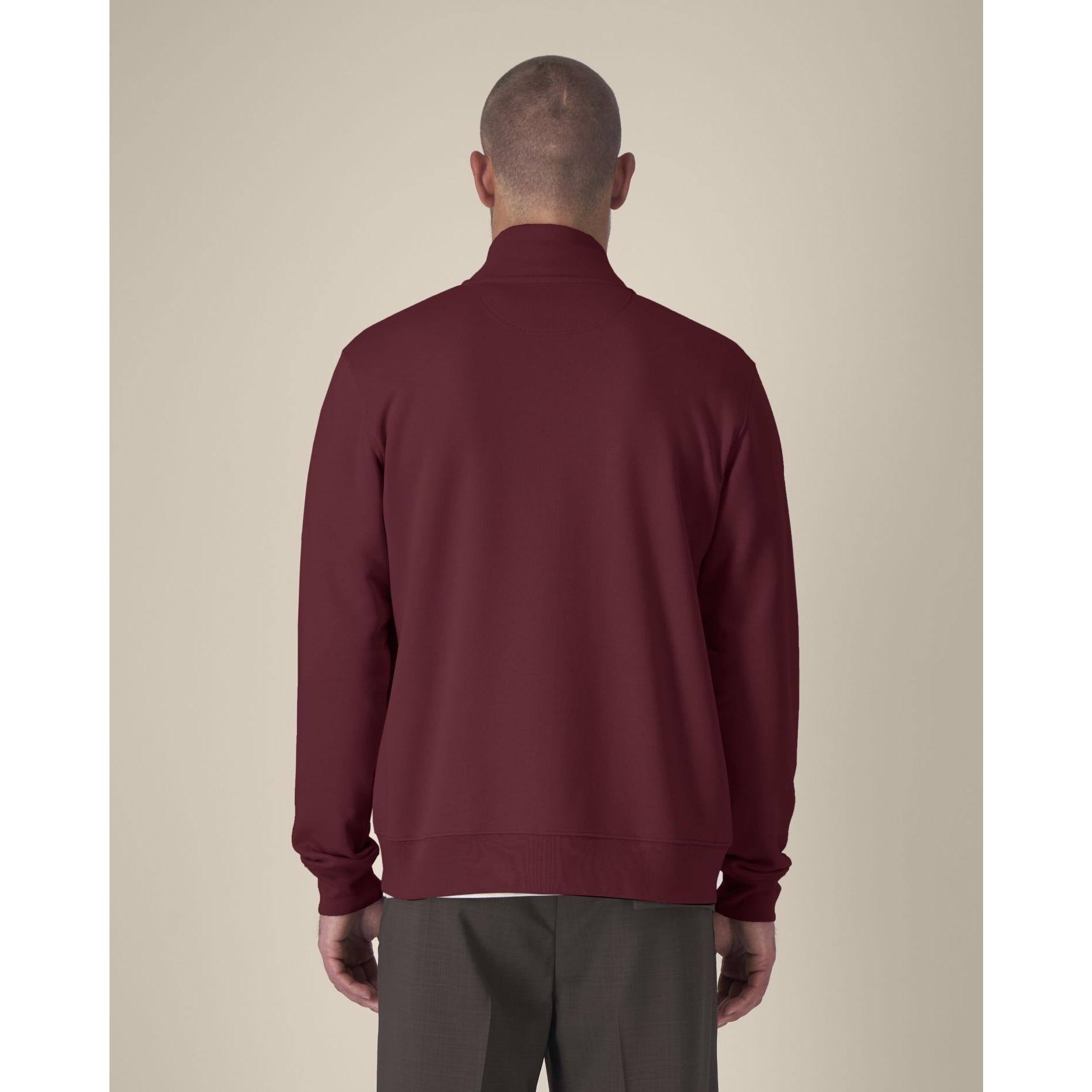 Hanorac cu fermoar unisex Trailer 2.0 Burgundy 3XL