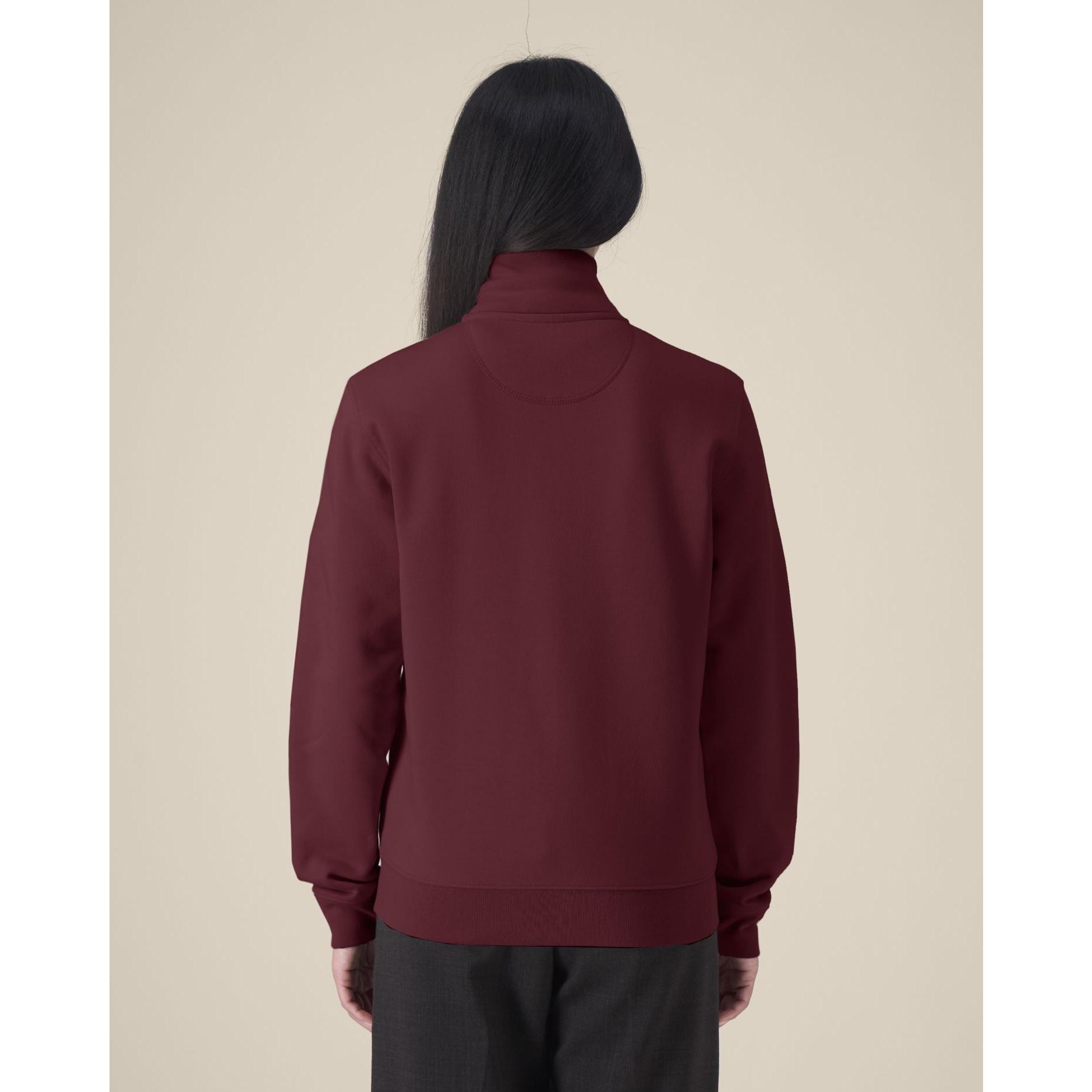 Hanorac cu fermoar unisex Trailer 2.0 Burgundy 3XL
