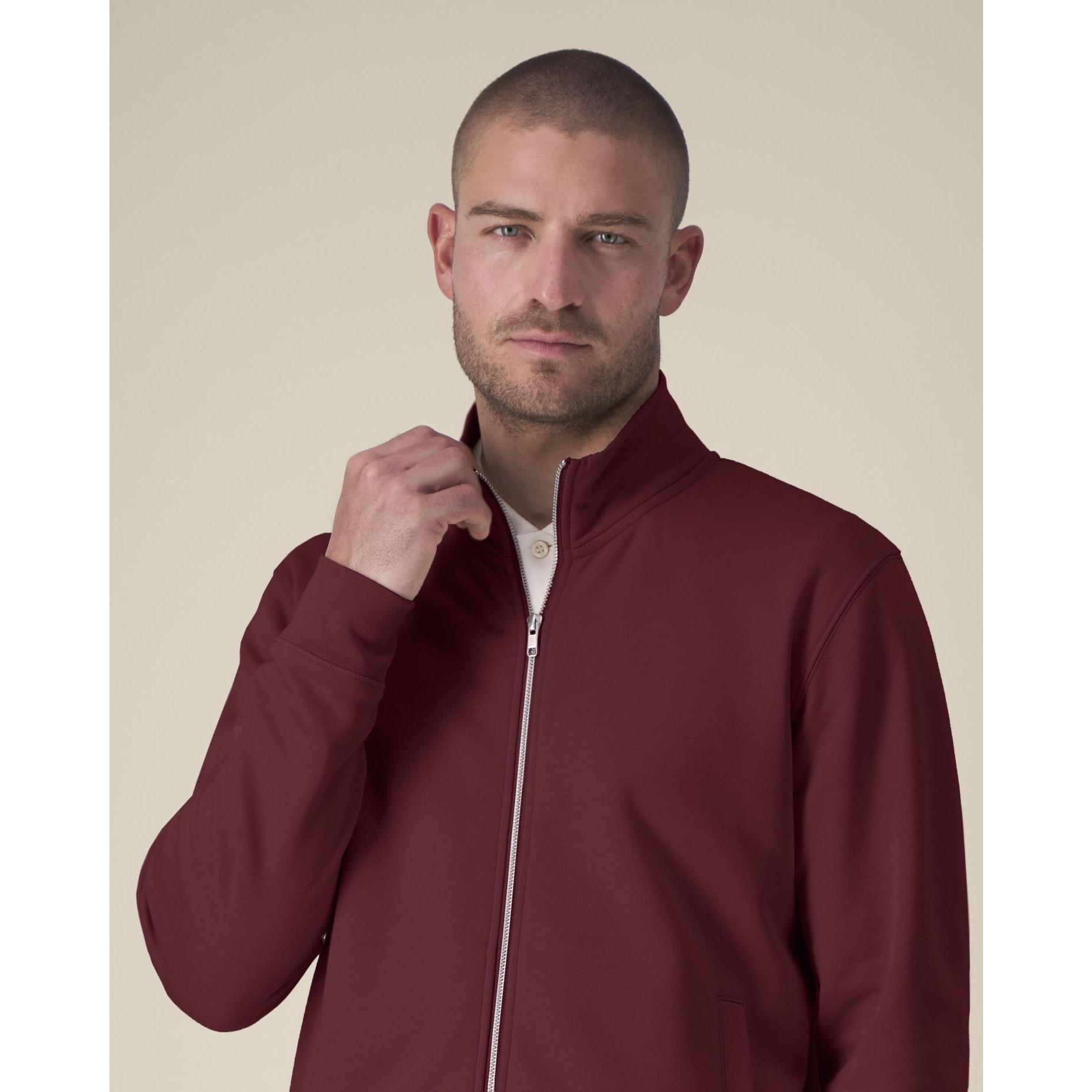 Hanorac cu fermoar unisex Trailer 2.0 Burgundy 3XL